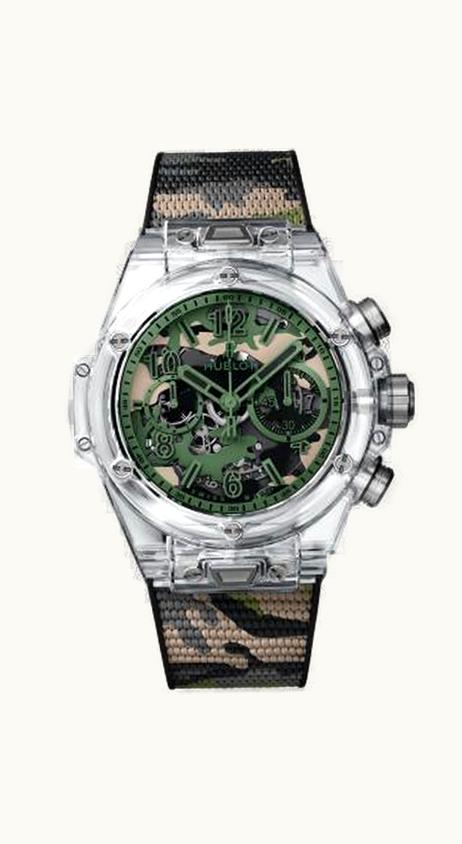 Hublot Big Bang Unico 45 Sapphire Camouflage Japan