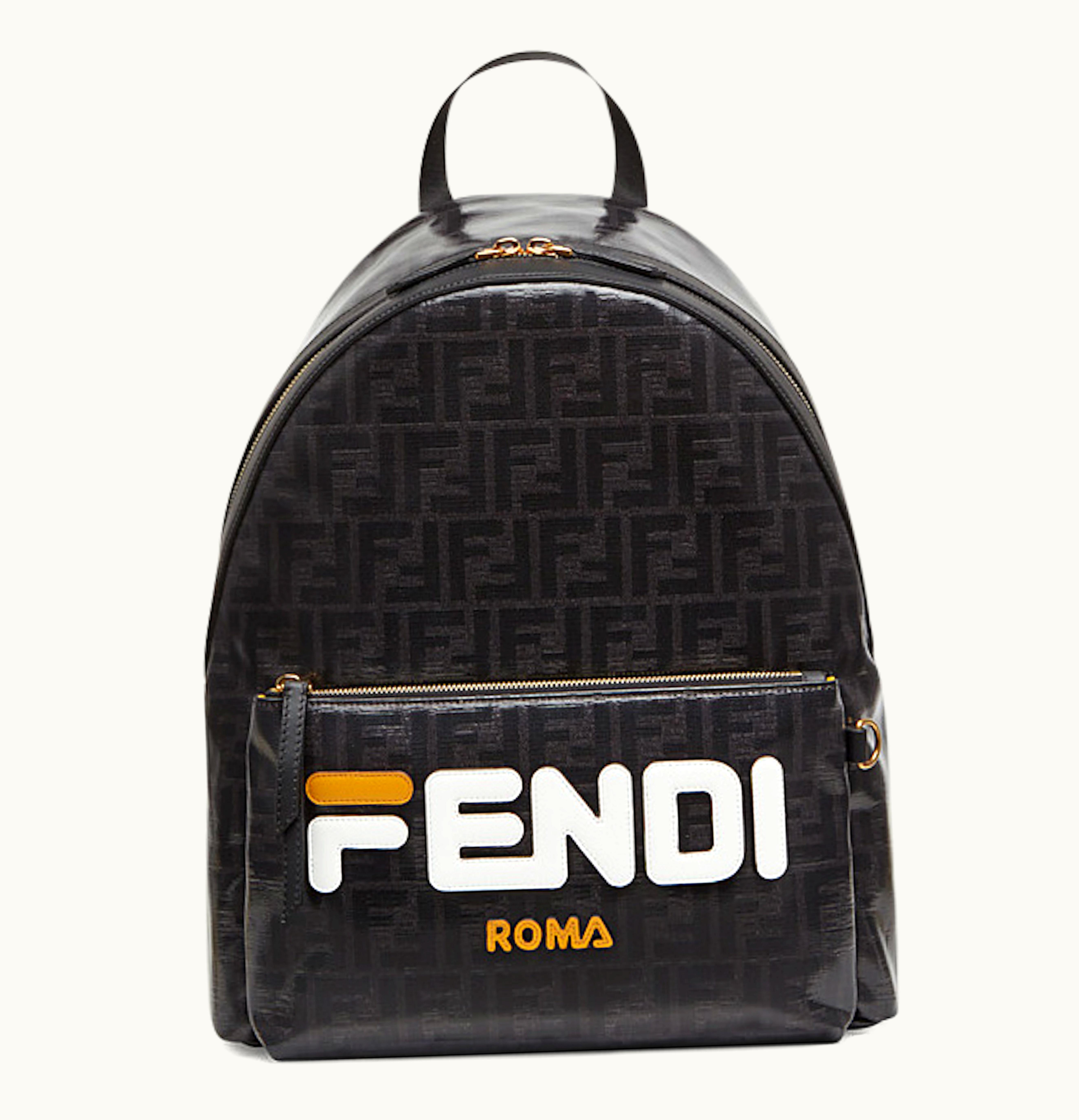 Fendi Fendi Mania Backpack FF Black