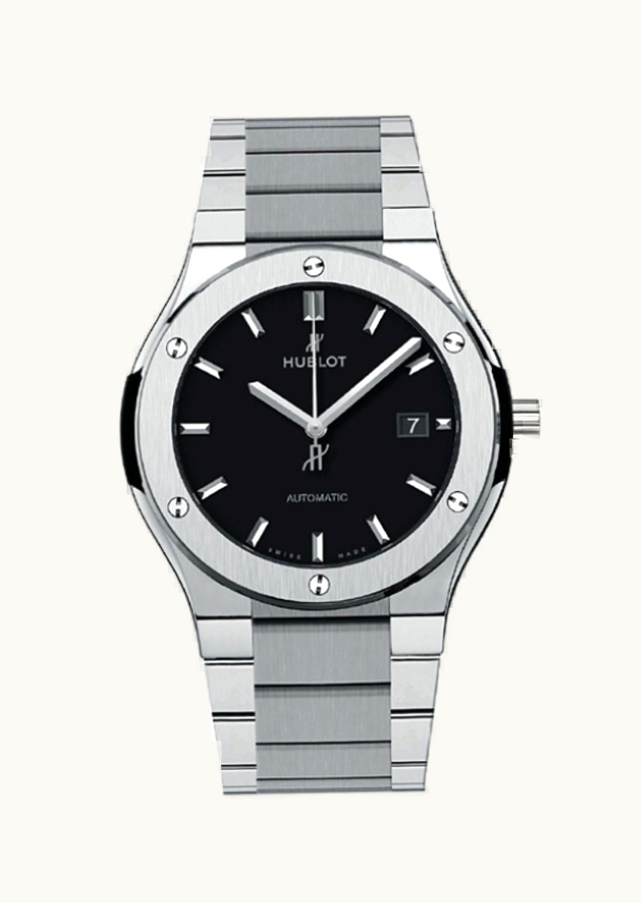 Hublot Classic Fusion 42 Titanium / Black / Bracelet