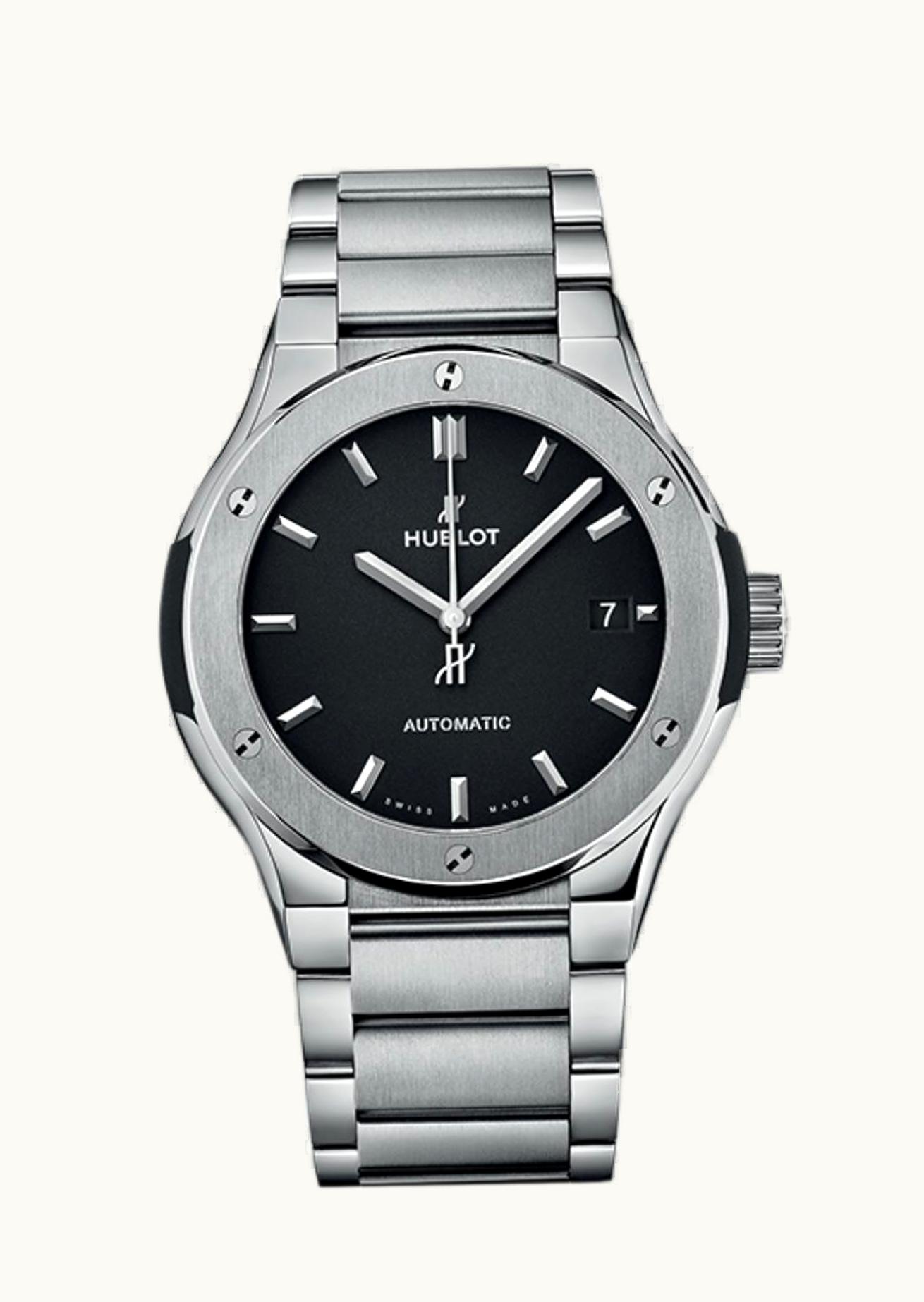 Hublot Classic Fusion 45 Titanium / Black / Bracelet