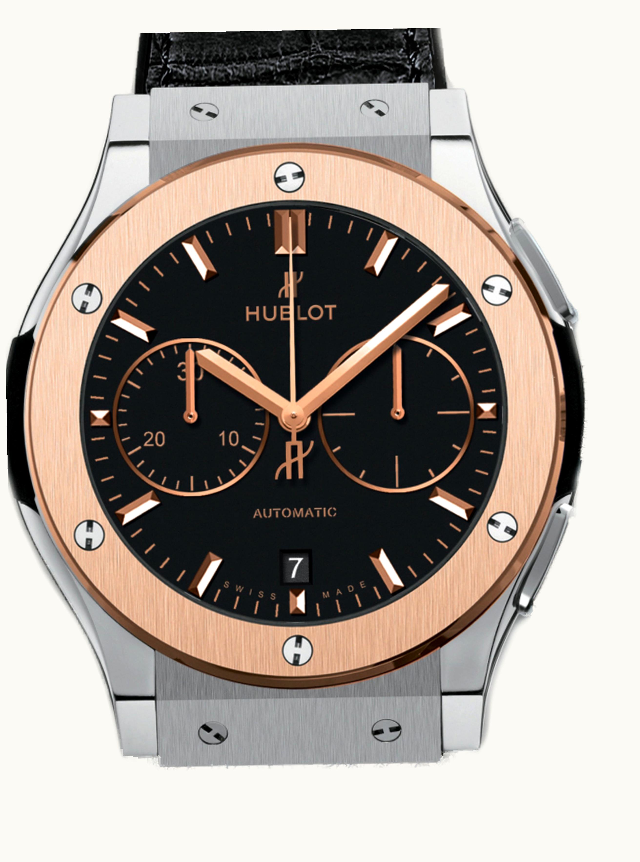 Hublot Classic Fusion 45 Titanium / King Gold / Black