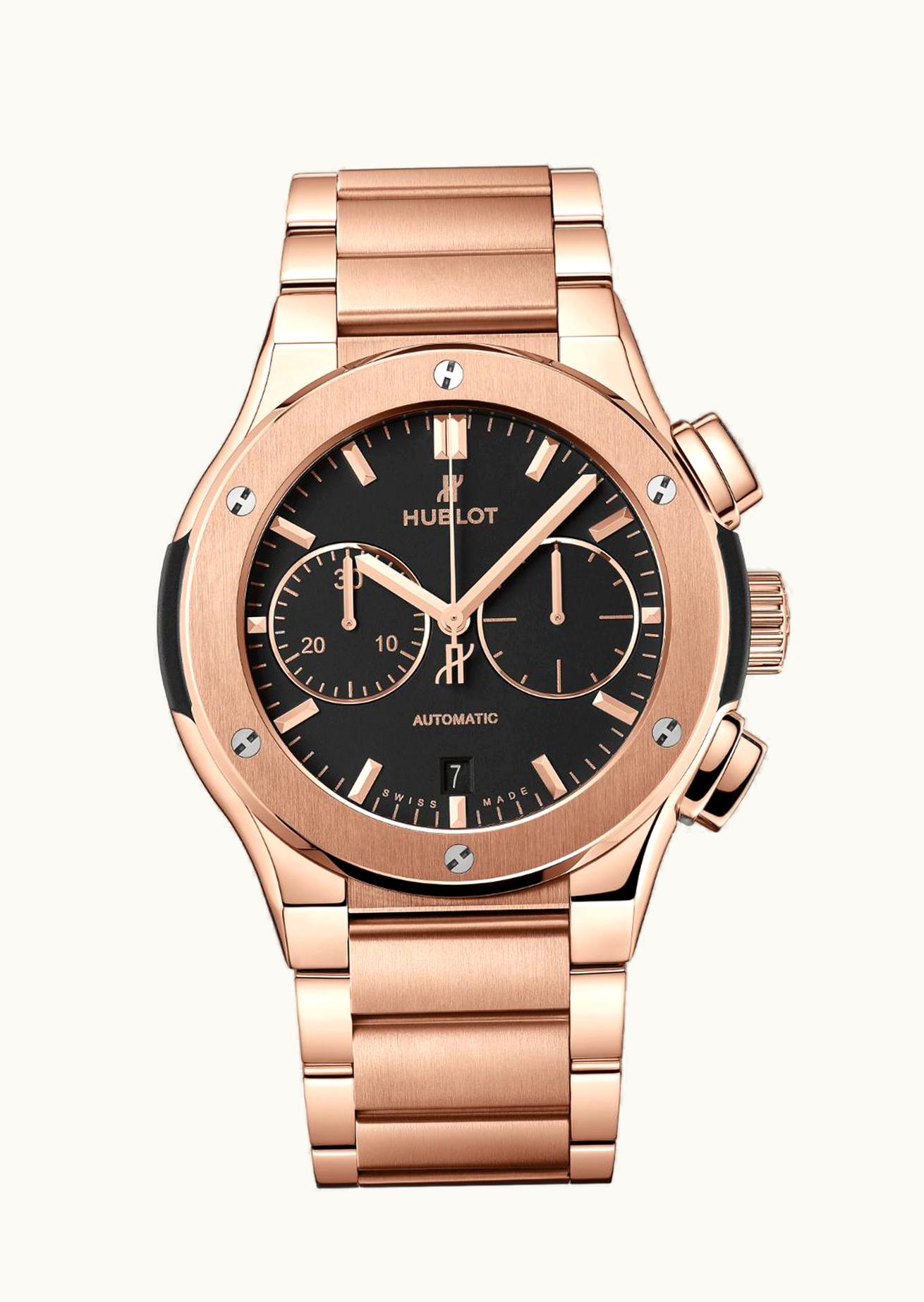 Hublot Classic Fusion 45 Chronograph Titanium - King Gold / Black / Bracelet