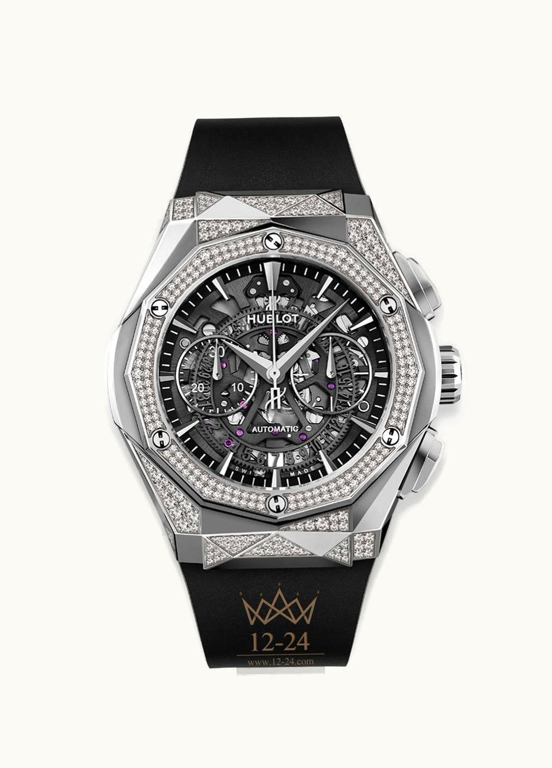 Hublot Classic Fusion 45 Aerofusion Chronograph Orlinski Titanium Alternative Pavé