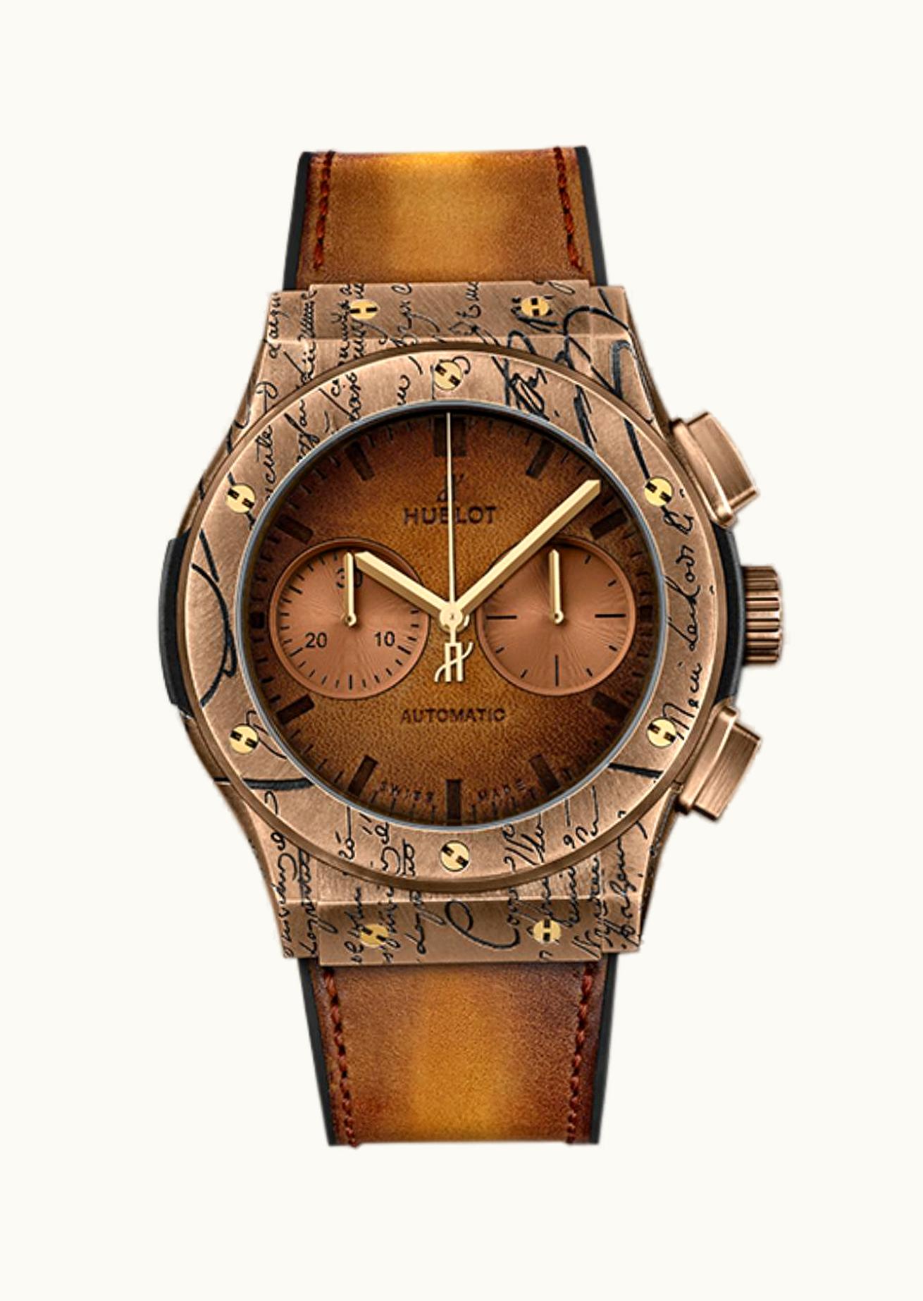 Hublot Classic Fusion 45 Chronograph Berluti Cold Gold