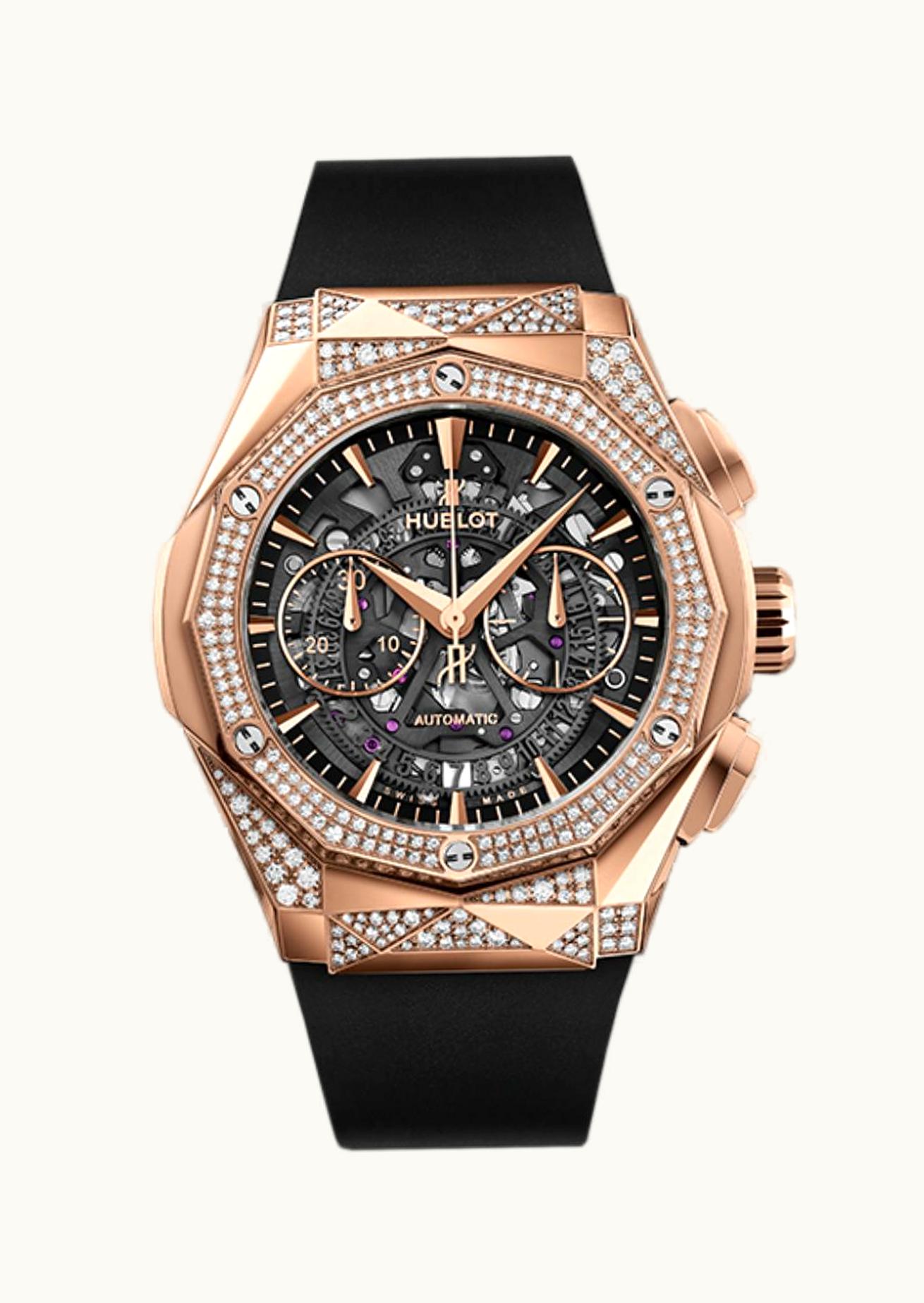Hublot Classic Fusion 45 Aerofusion Chronograph Orlinski King Gold Pavé
