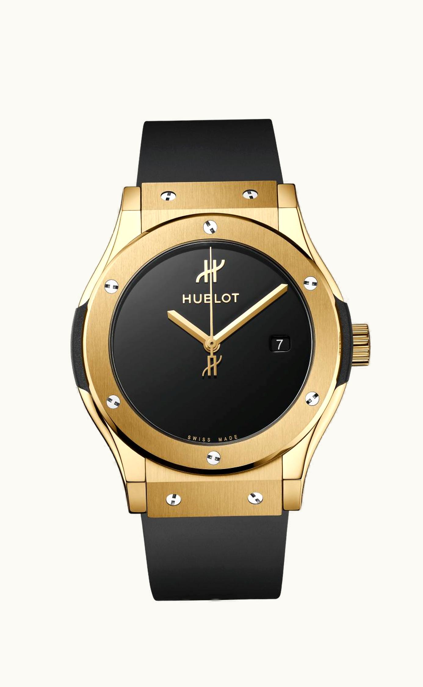 Hublot Classic Fusion Original 42 Yellow Gold / Black
