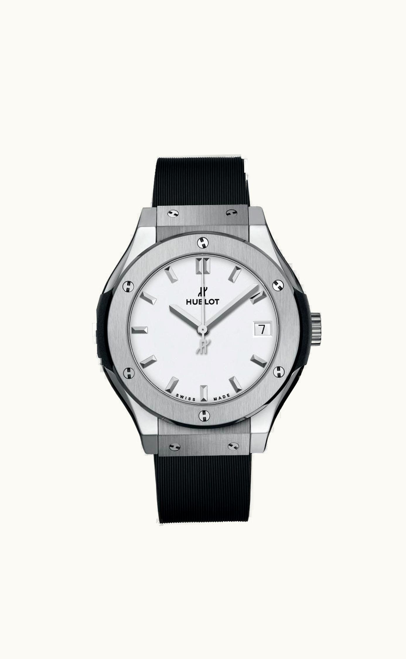Hublot Classic Fusion 33 Titanium / Opaline / Rubber