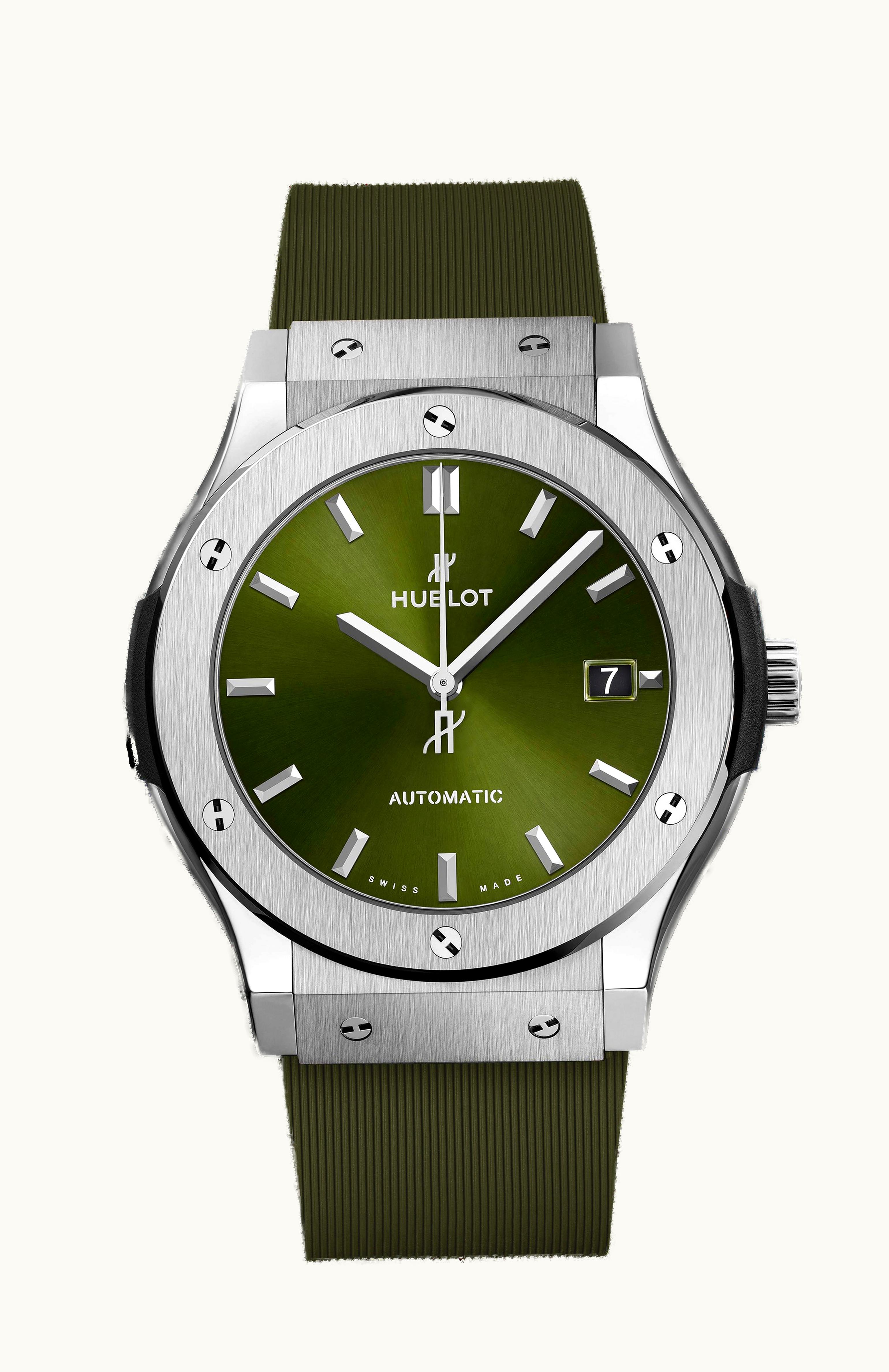 Hublot Classic Fusion 45 Titanium / Green / Rubber