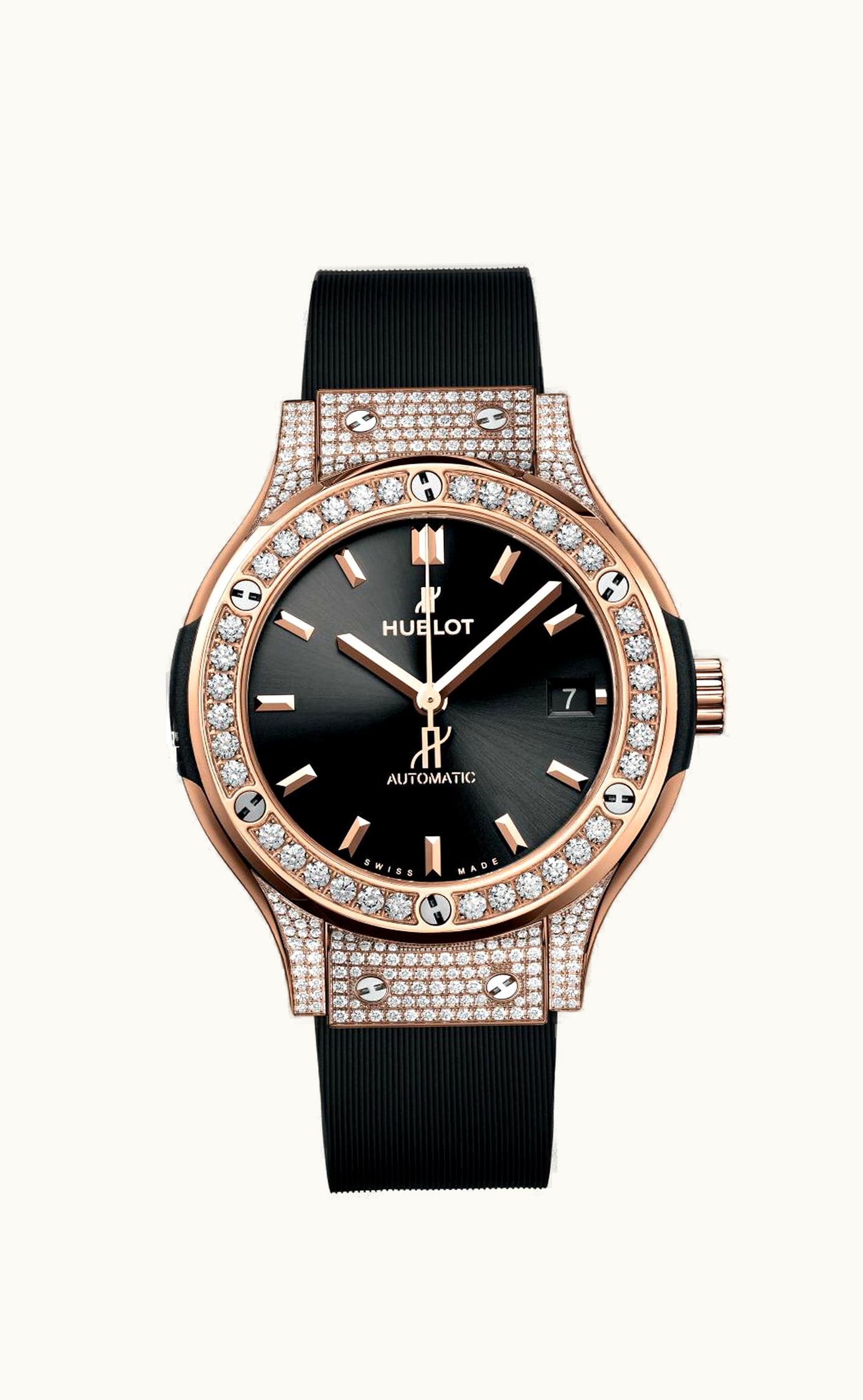 Hublot Classic Fusion 38 King Gold / Black / Rubber