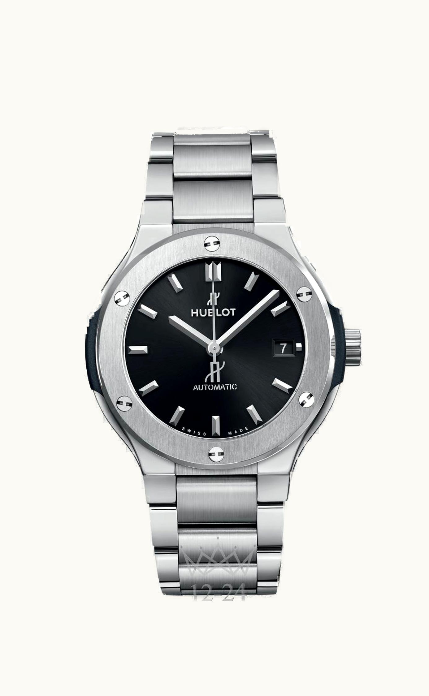 Hublot Classic Fusion 38 Titanium / Black / Bracelet