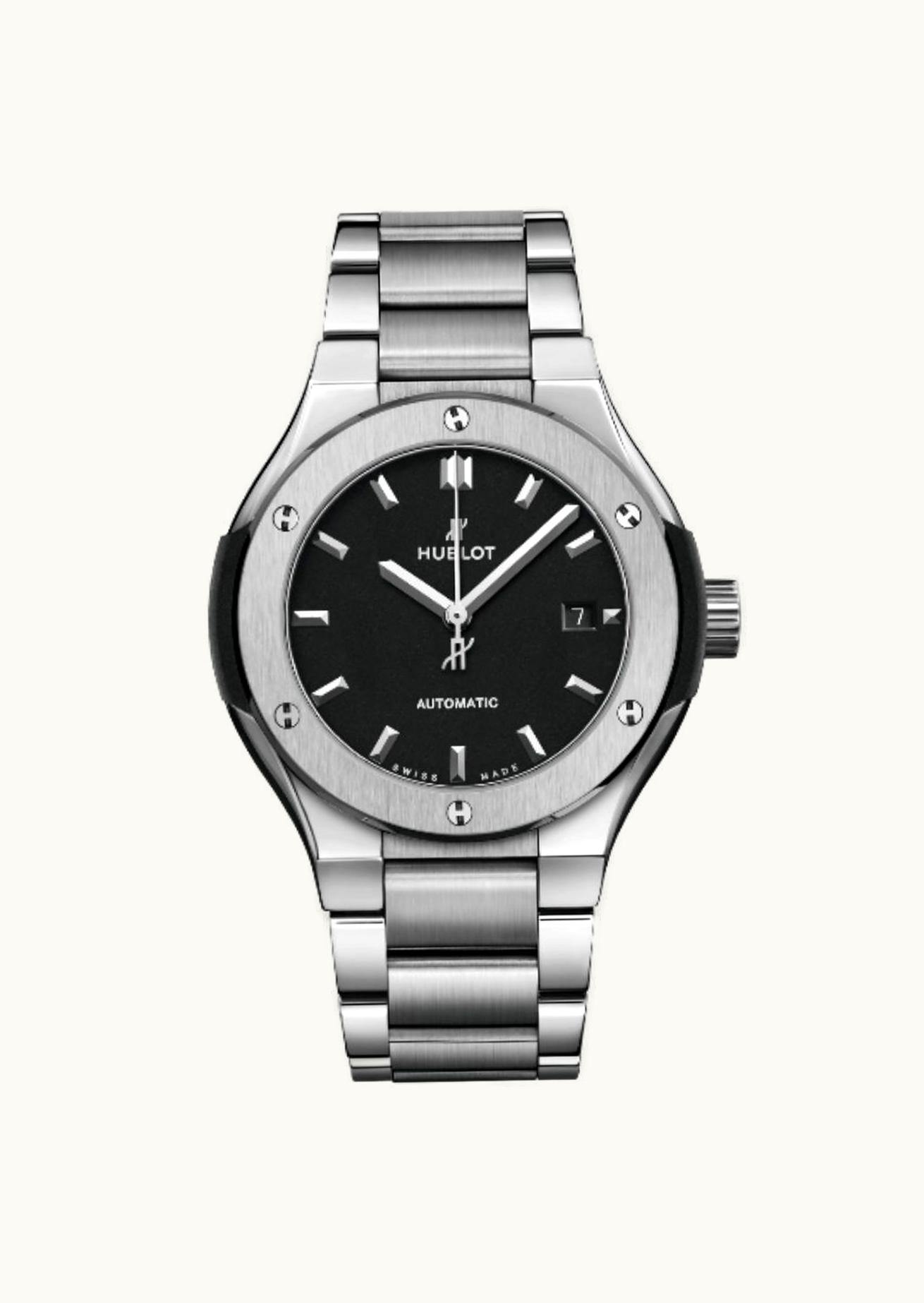 Hublot Classic Fusion 33 Titanium / Black / Bracelet