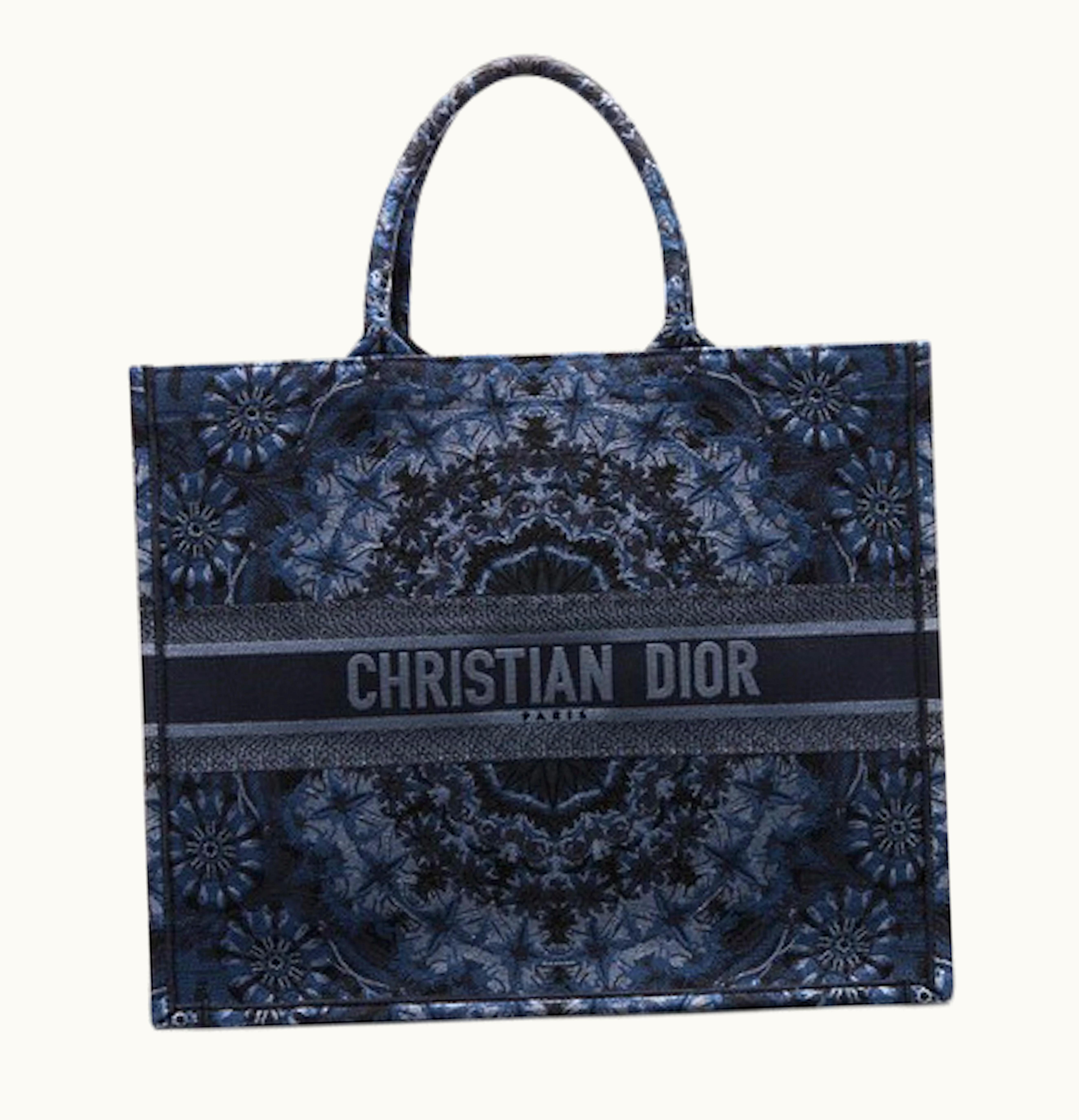 Dior Dior Book Tote Kaleidiorscopic Blue