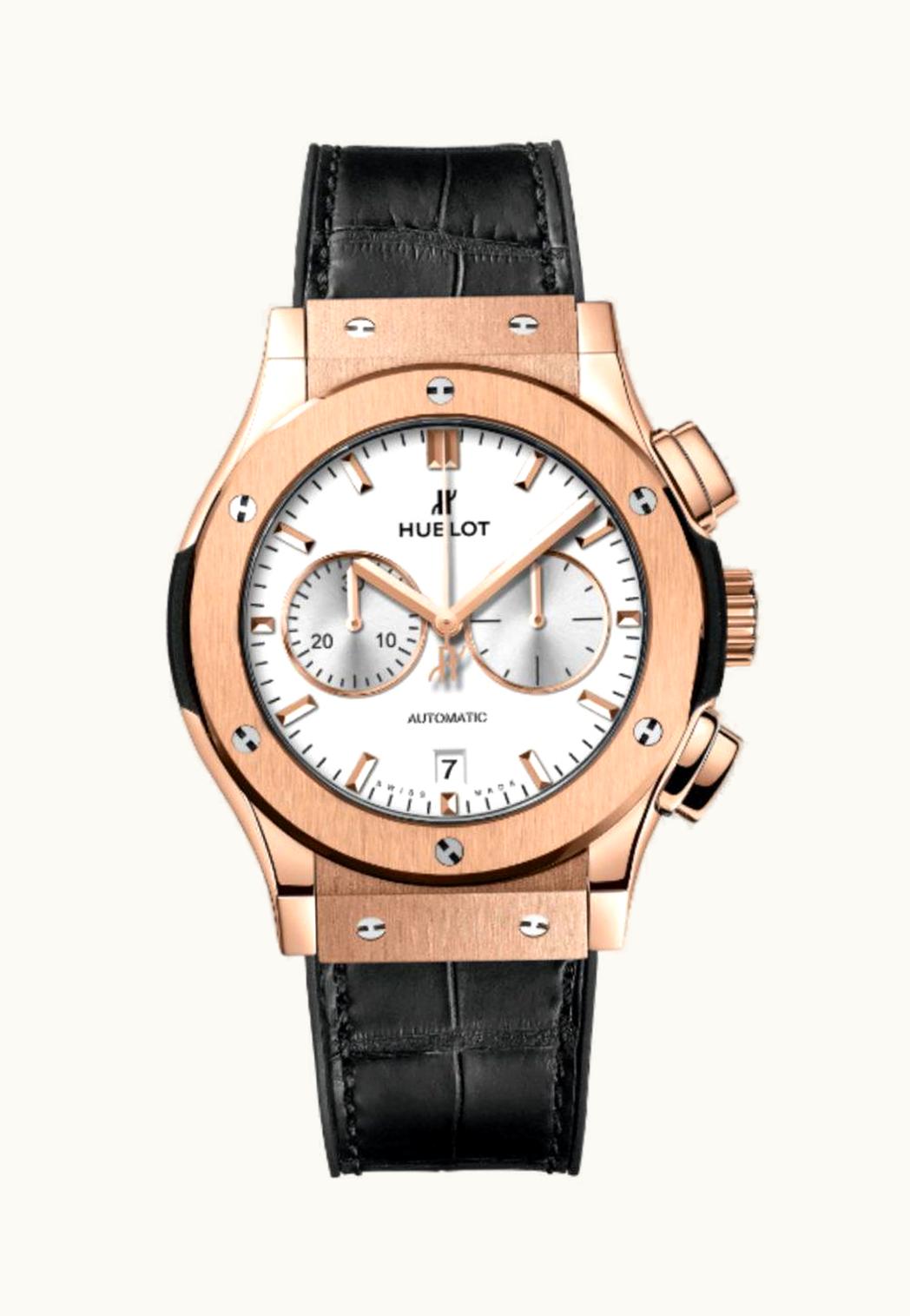 Hublot Classic Fusion 42 Chronograph King Gold / Opalin / Alligator