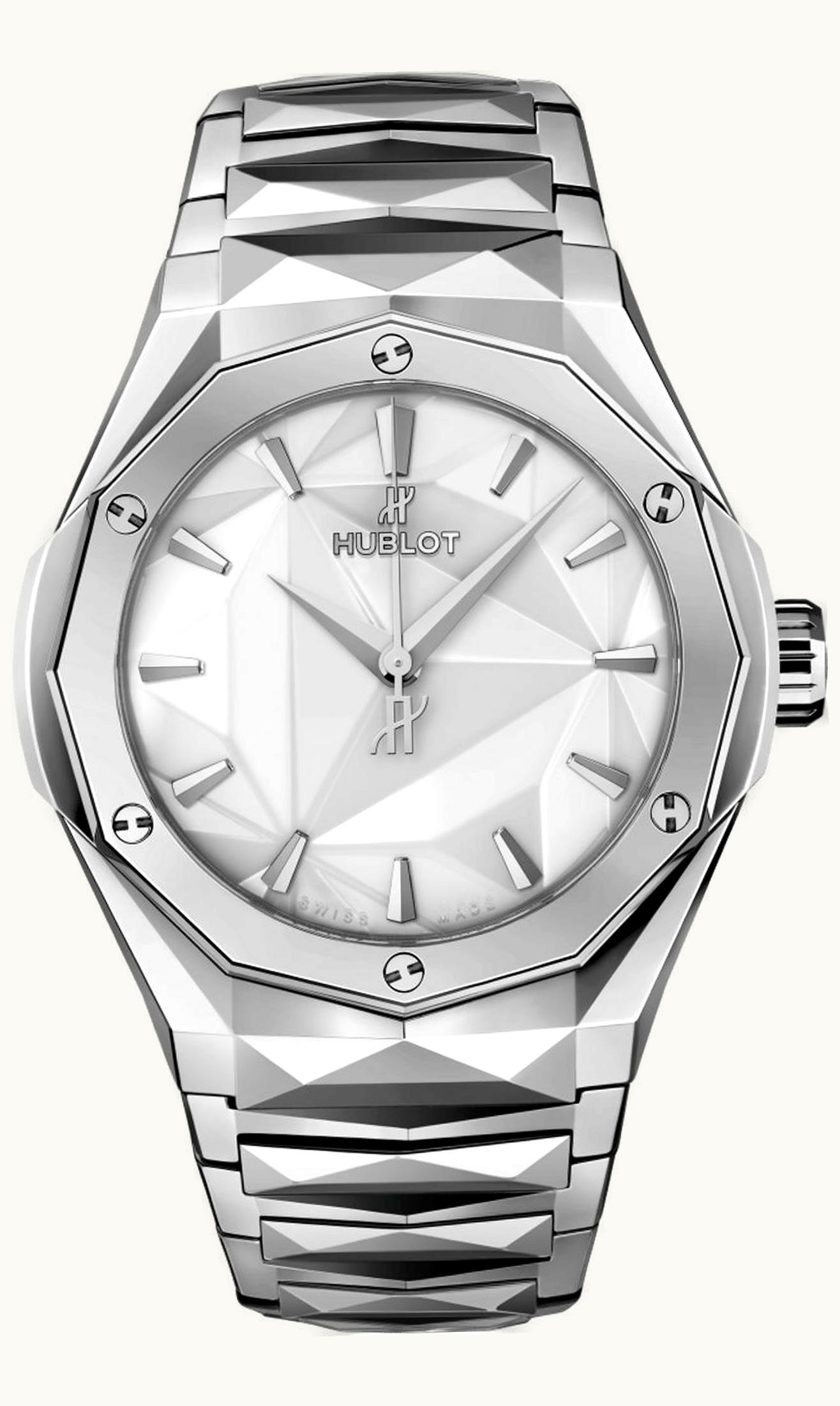 Hublot Classic Fusion Orlinski 40 Titanium - Alternative Pavé / White / Bracelet