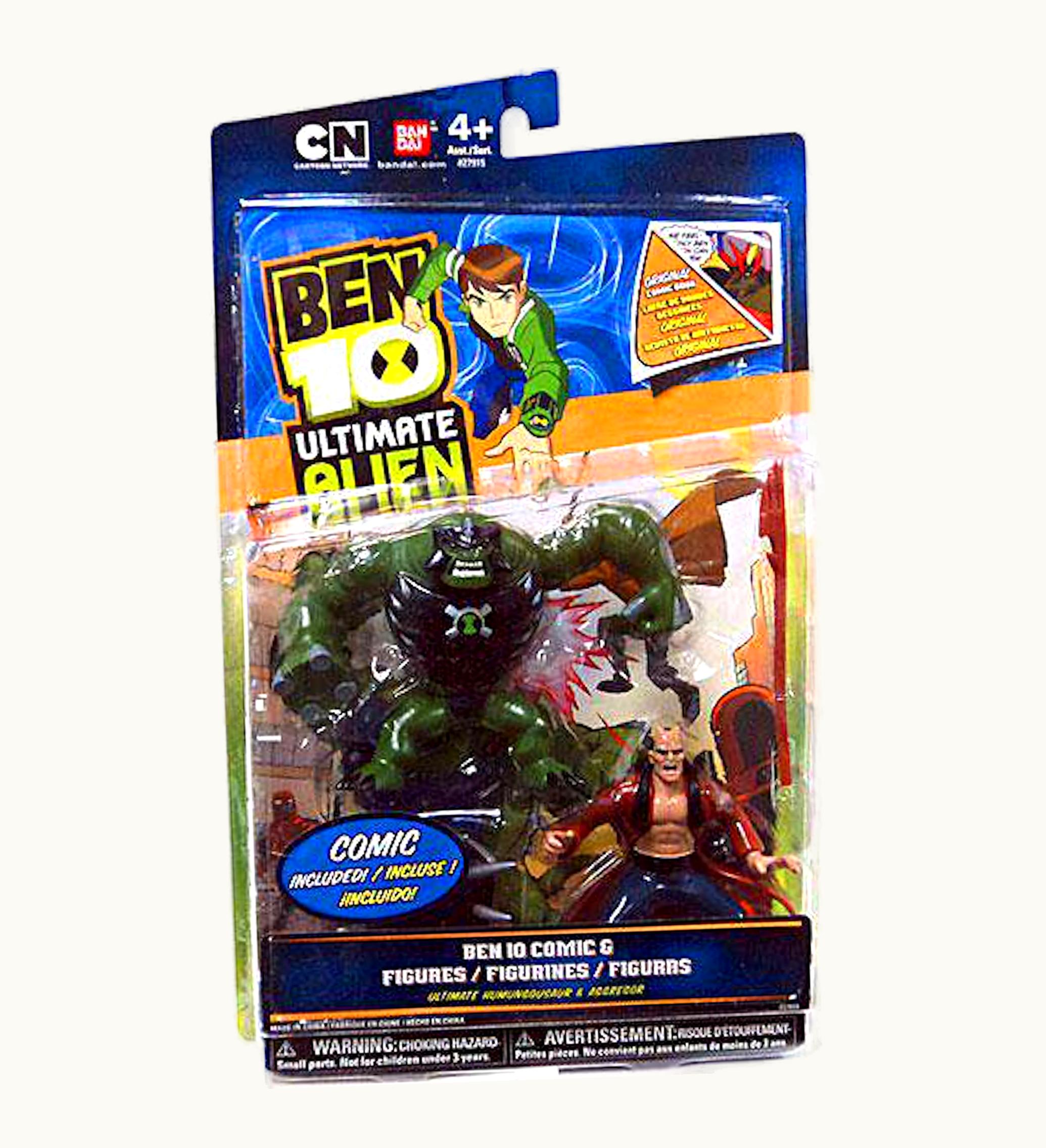 Bandai America Bandai America Ben 10 Comic Book Series Ultimate Humungousaur Aggregor Exclusive Exclusive Action Figure 2 Pack