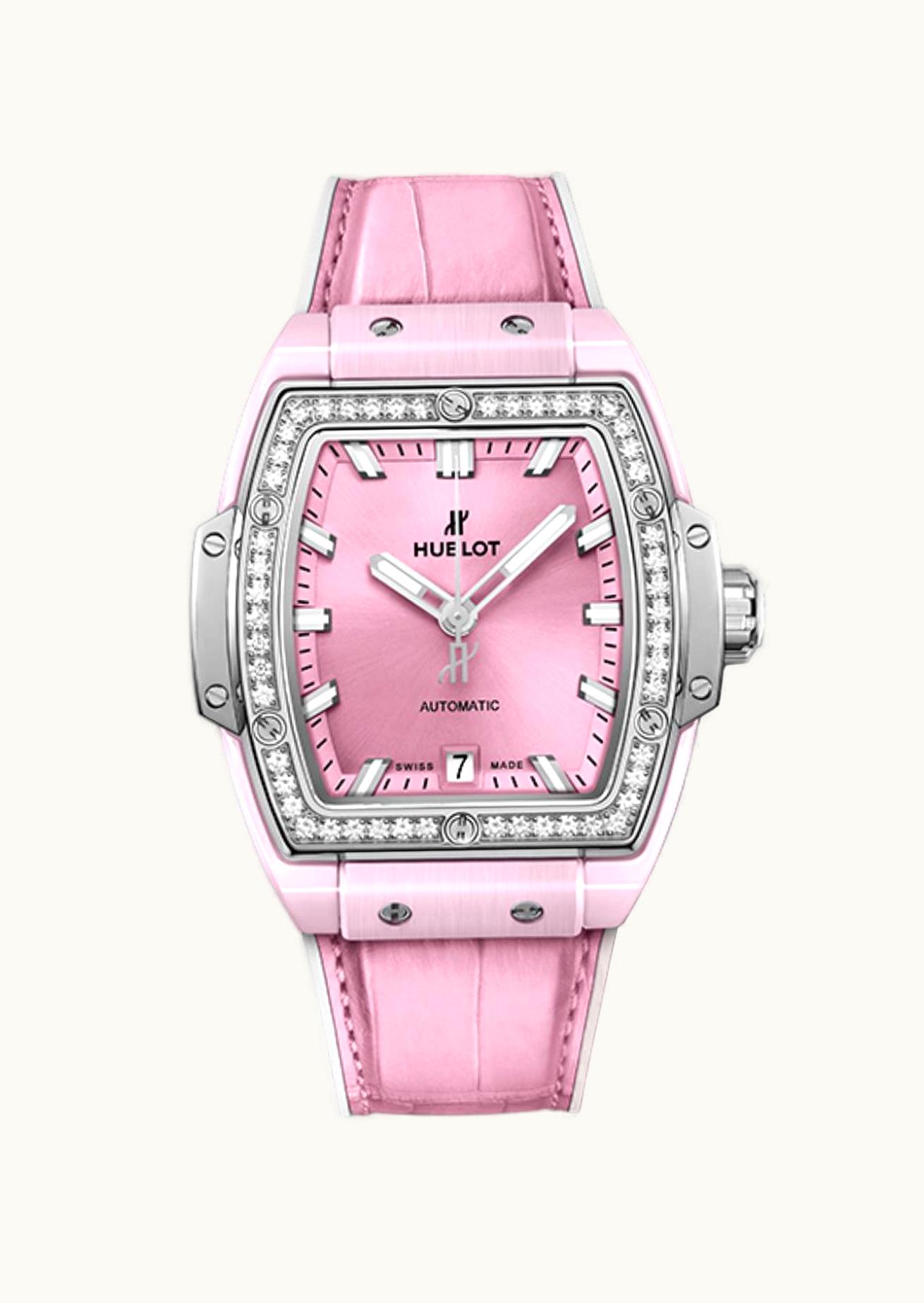 Hublot Spirit of Big Bang 39 Pink Ceramic / Titanium / Diamonds