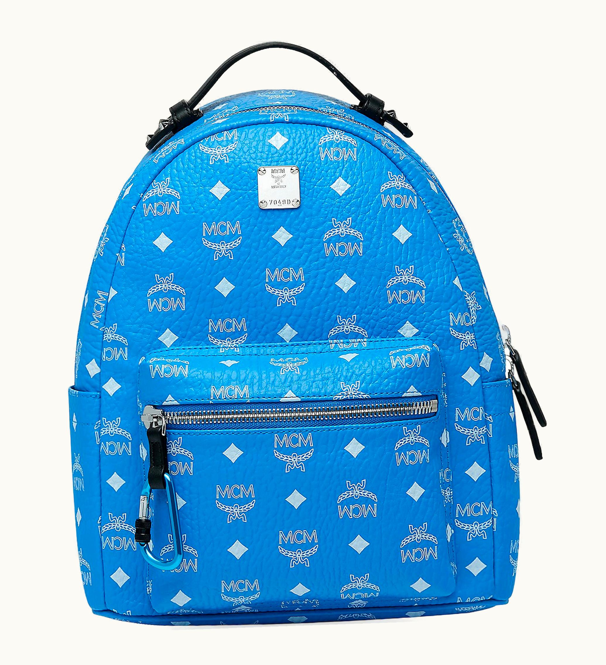 MCM MCM Backpack Small Visetos Blue