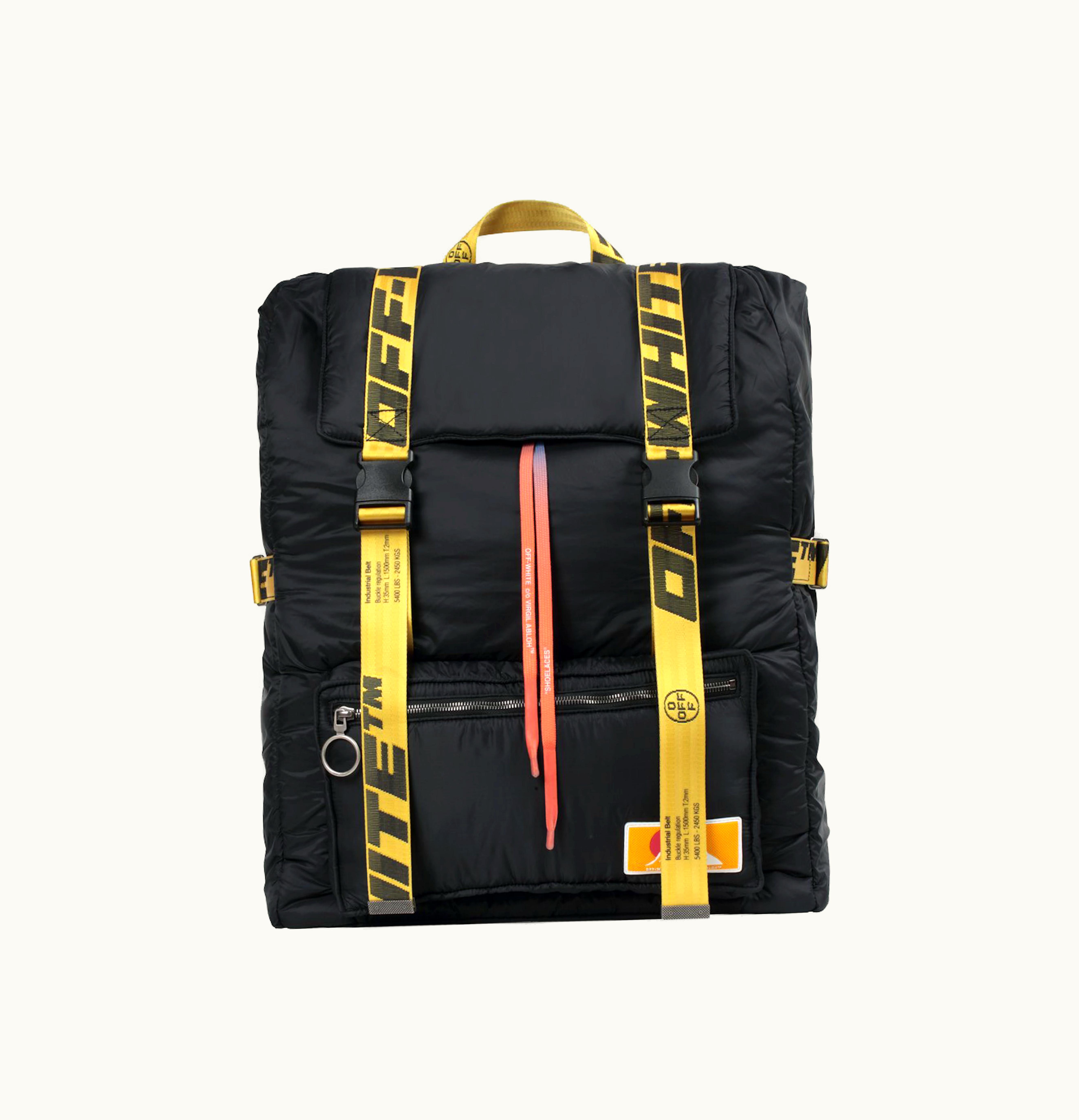 OFF-WHITE OFF WHITE Oversize Puffy Backpack Black