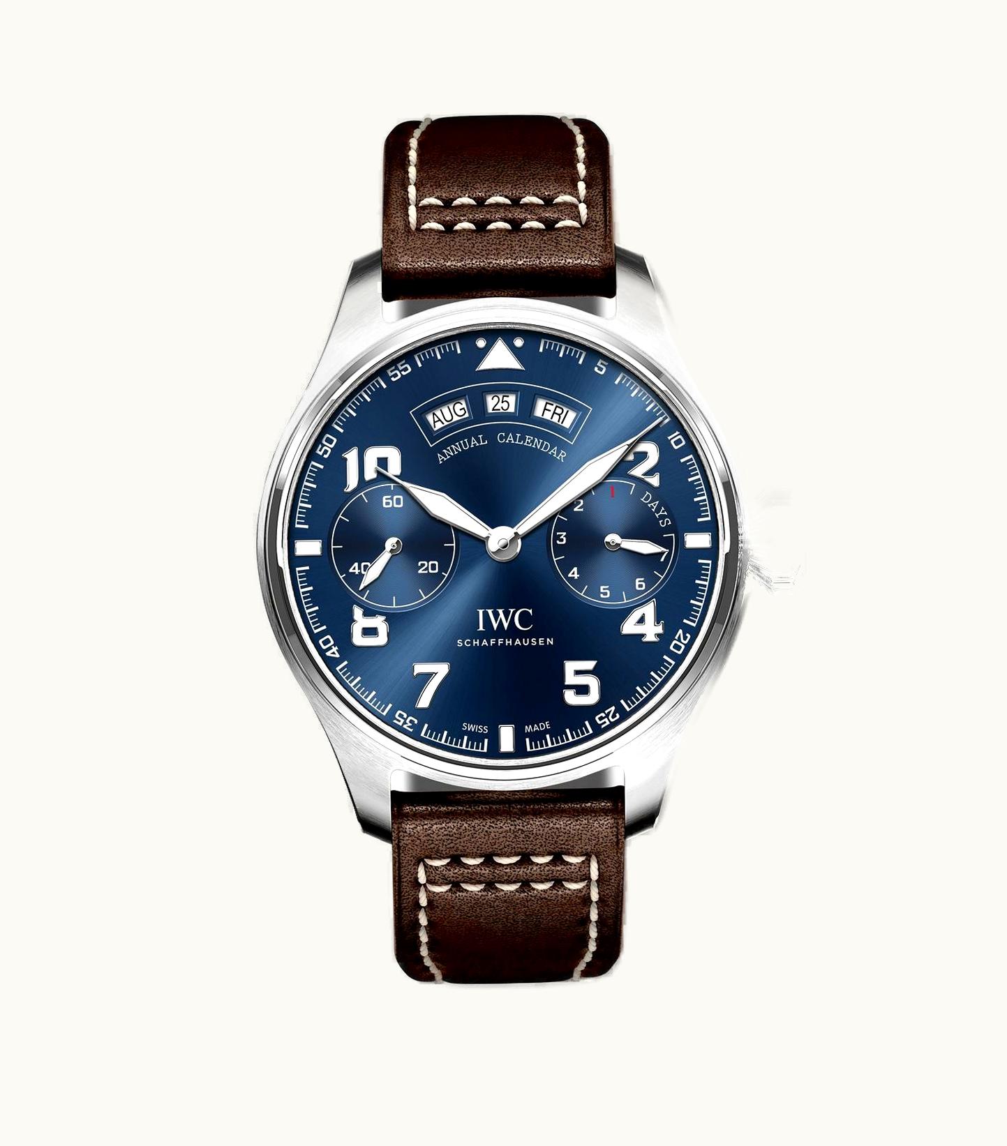 IWC Big Pilot’s Watch Annual Calendar Edition Le Petit Prince White Gold