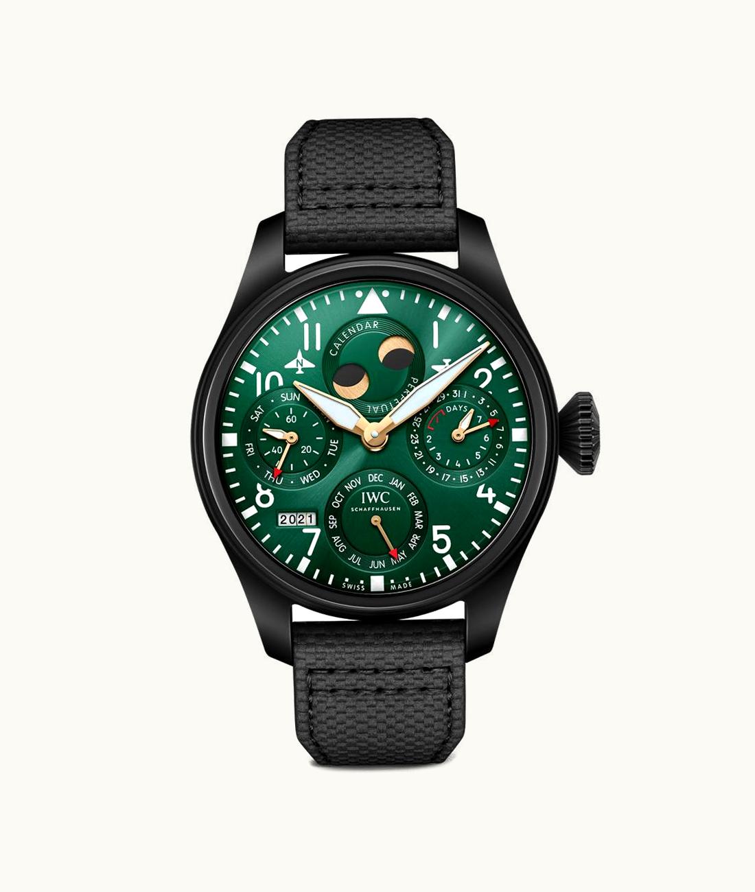 IWC Big Pilot's Watch Perpetual Calendar Racing Green