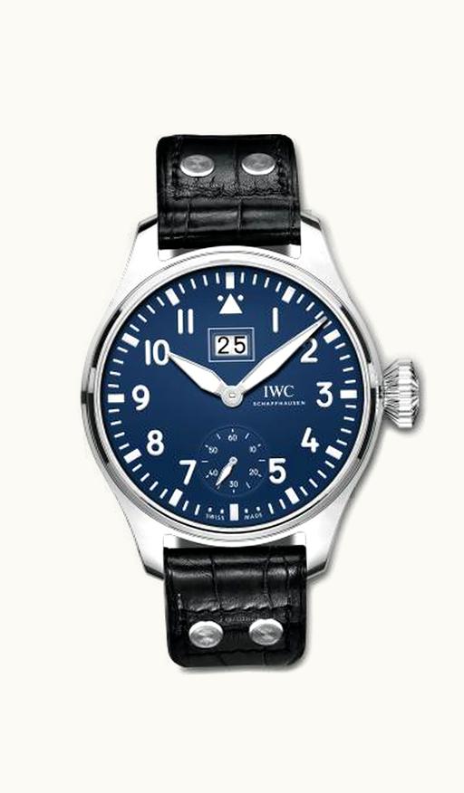 IWC Big Pilot's Watch Big Date 150 Years Stainless Steel / Blue
