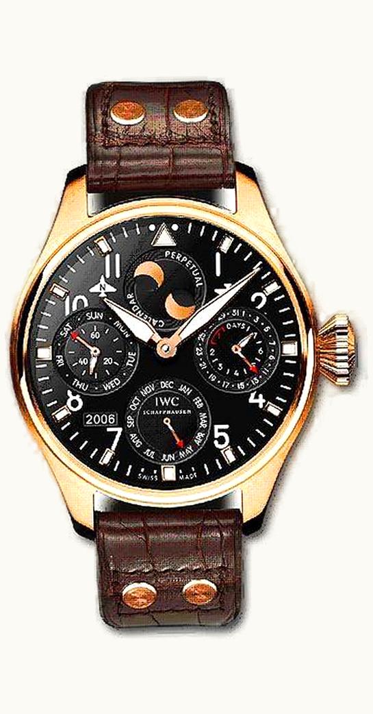 IWC Big Pilot Perpetual Calendar Red Gold / Black / Bucherer