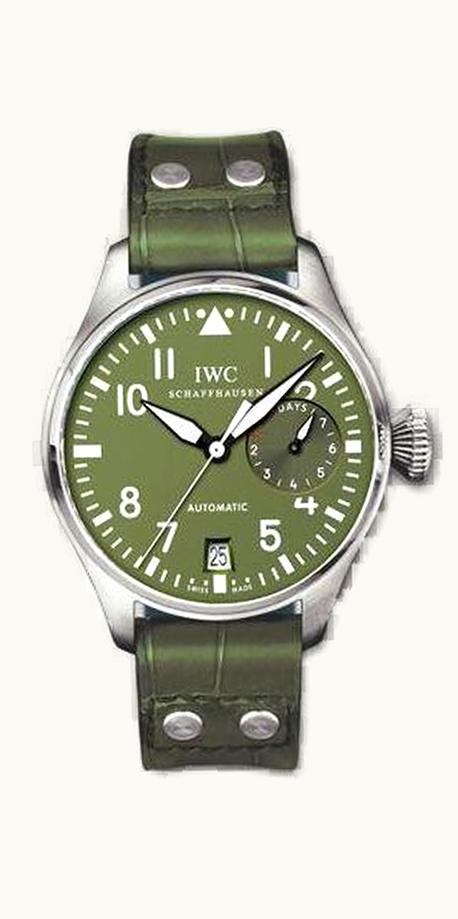 IWC Big Pilot Stainless Steel / Green / Zegg & Cerlati