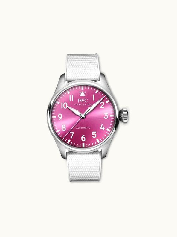 IWC Big Pilot 43 Stainless Steel / Pink Dial Project
