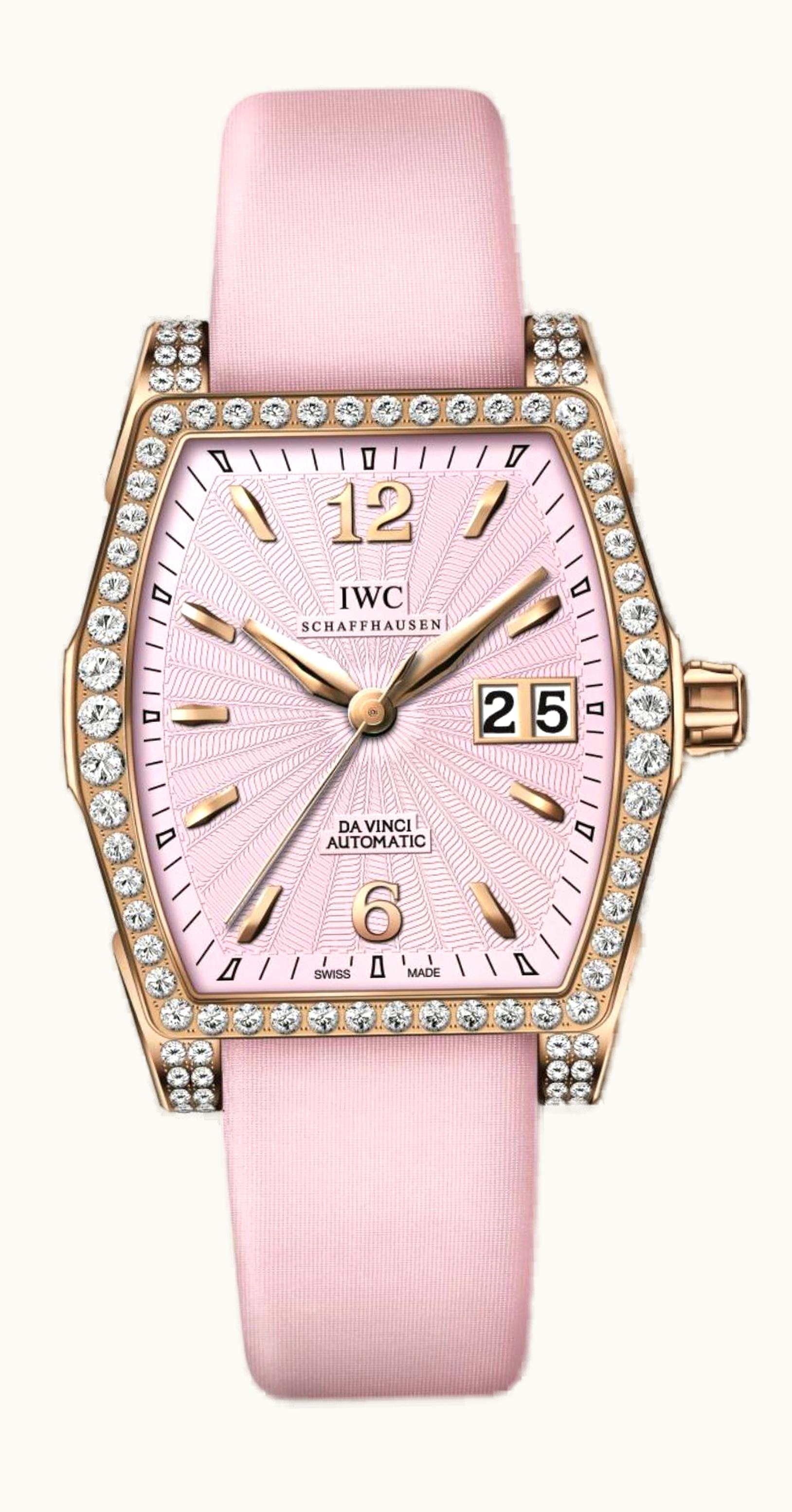 IWC Da Vinci Automatic Midsize Rose Gold / Diamond / Pink