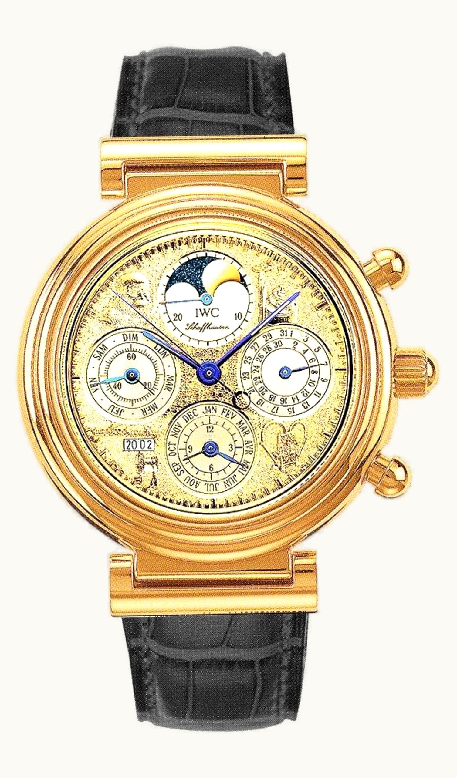 IWC Da Vinci Tourbillon Leonardo Rose Gold / French