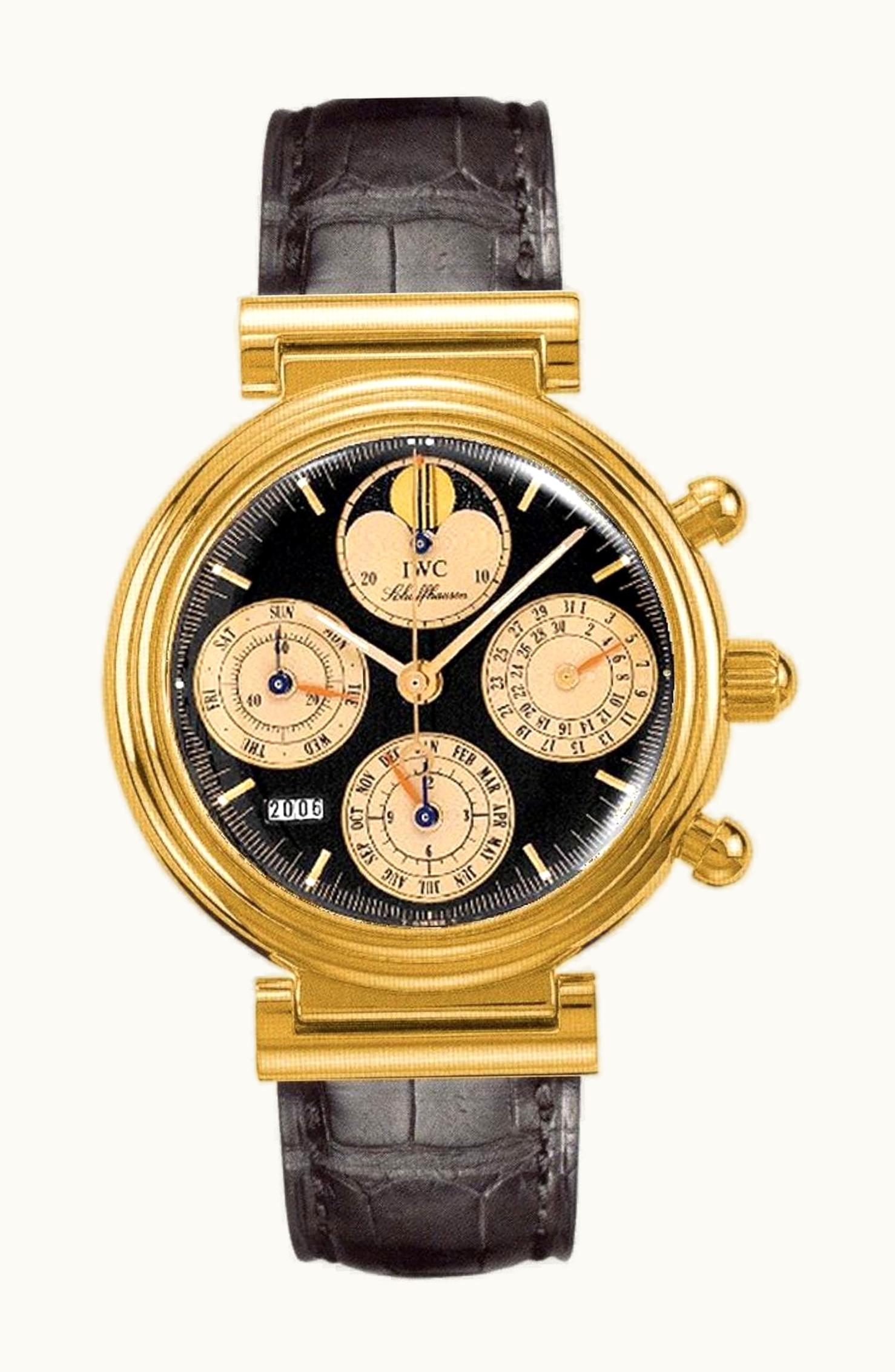 IWC Da Vinci Perpetual Red Gold / Black / English