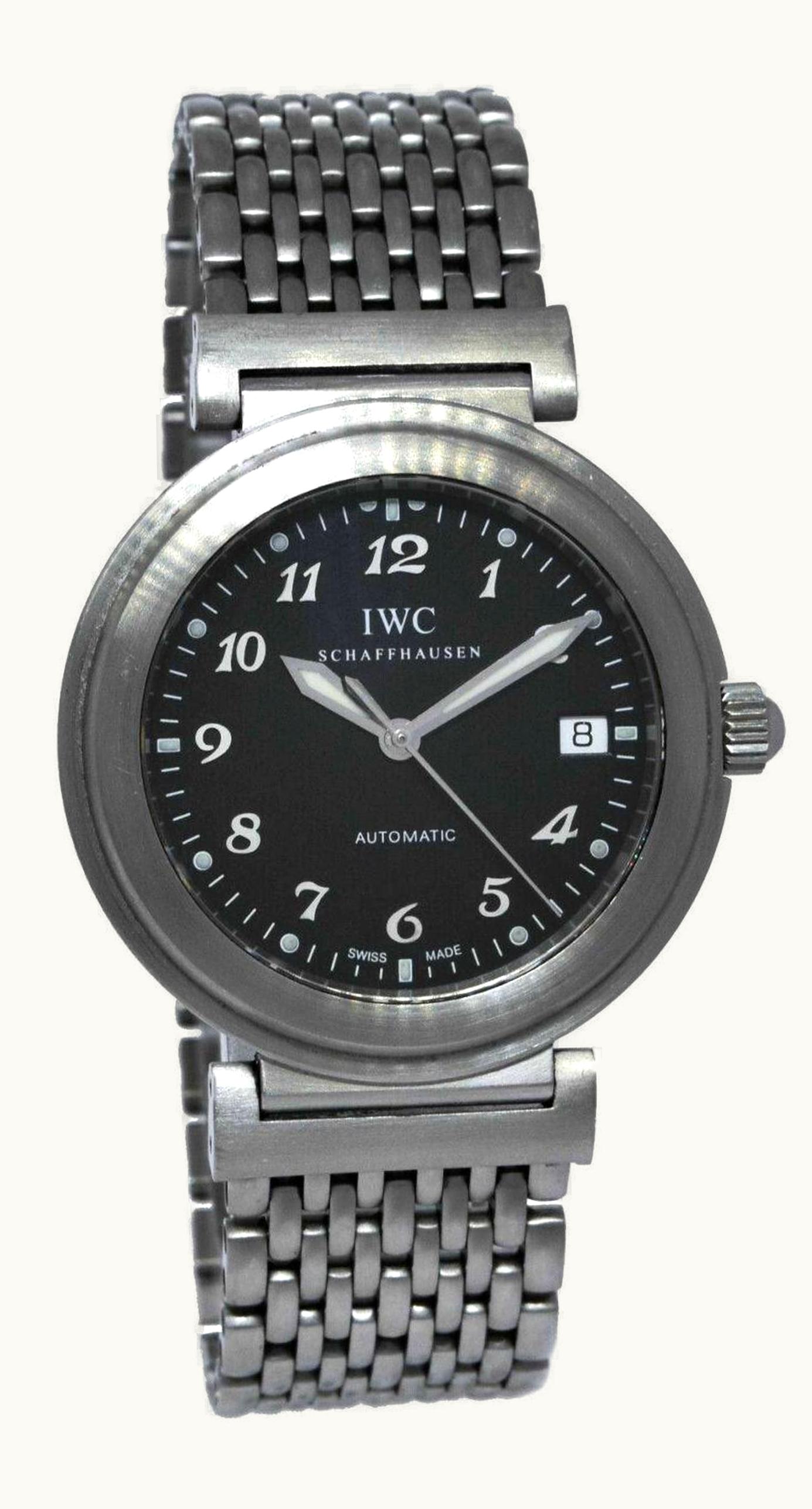 IWC Da Vinci SL Stainless Steel / Black / Nappa