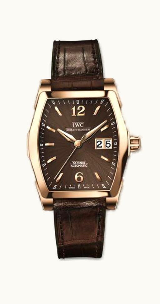 IWC Da Vinci Automatic Midsize Rose Gold / Chocolate