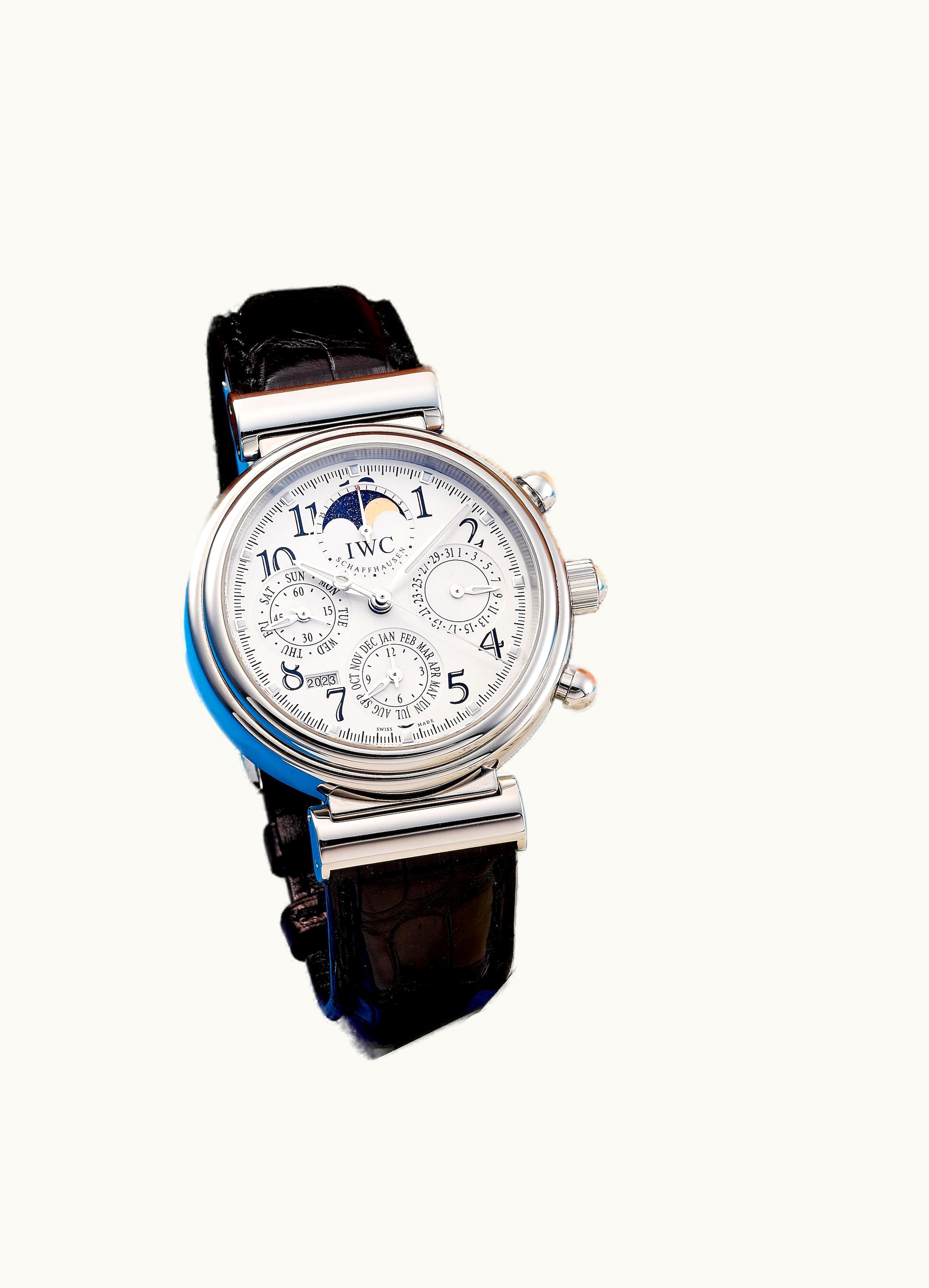 IWC Da Vinci Perpetual Red Gold / Silver / English