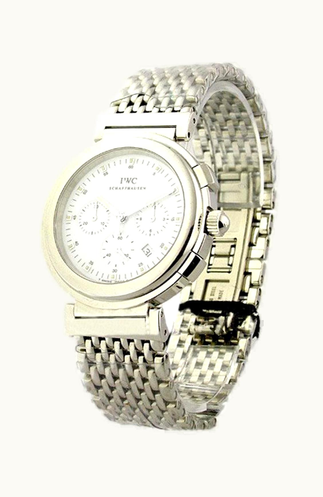 IWC Da Vinci SL Chronograph MecaQuartz Yellow Gold / White