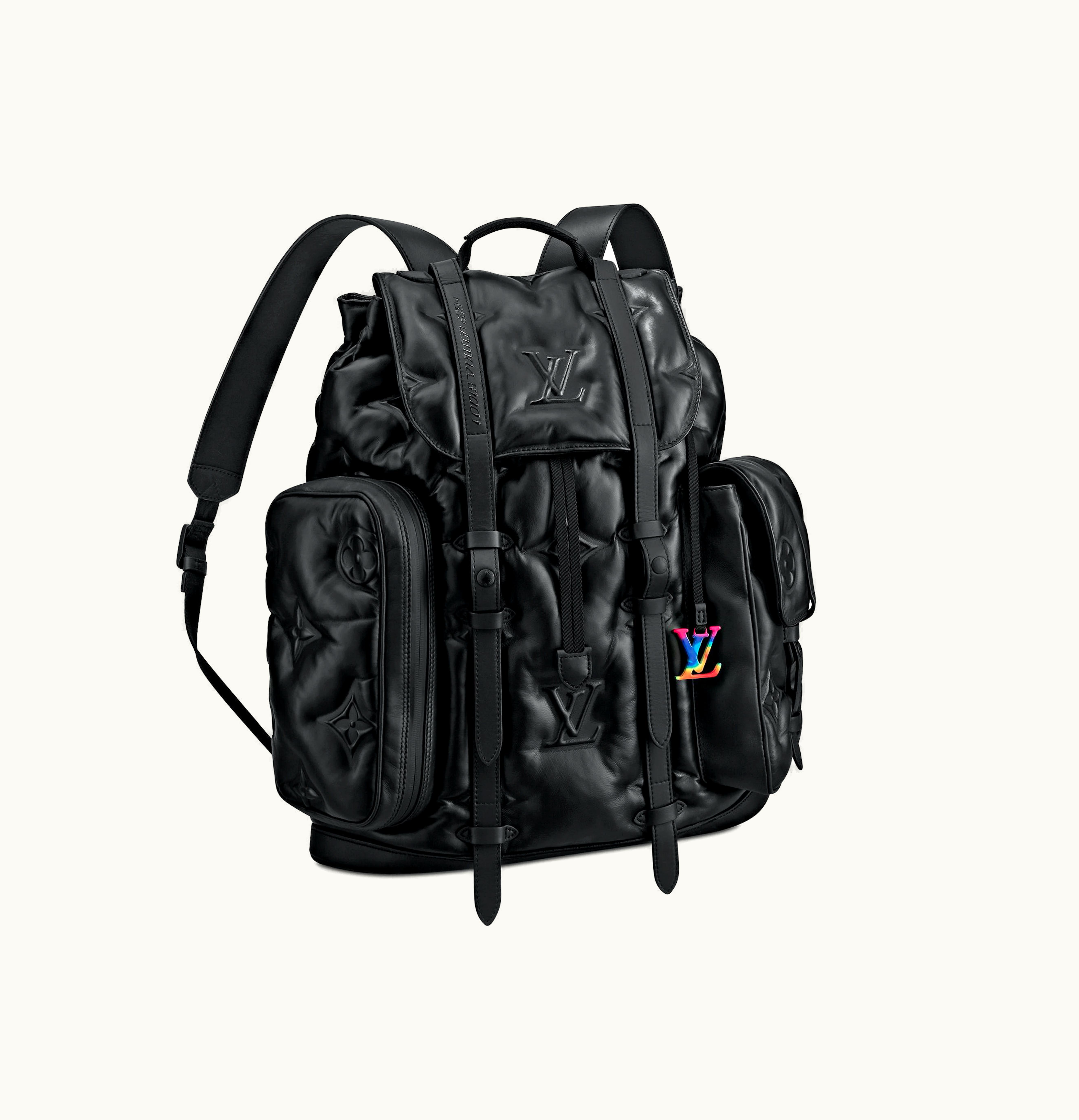 Louis Vuitton Louis Vuitton Christopher Backpack Monogram Puffer Black