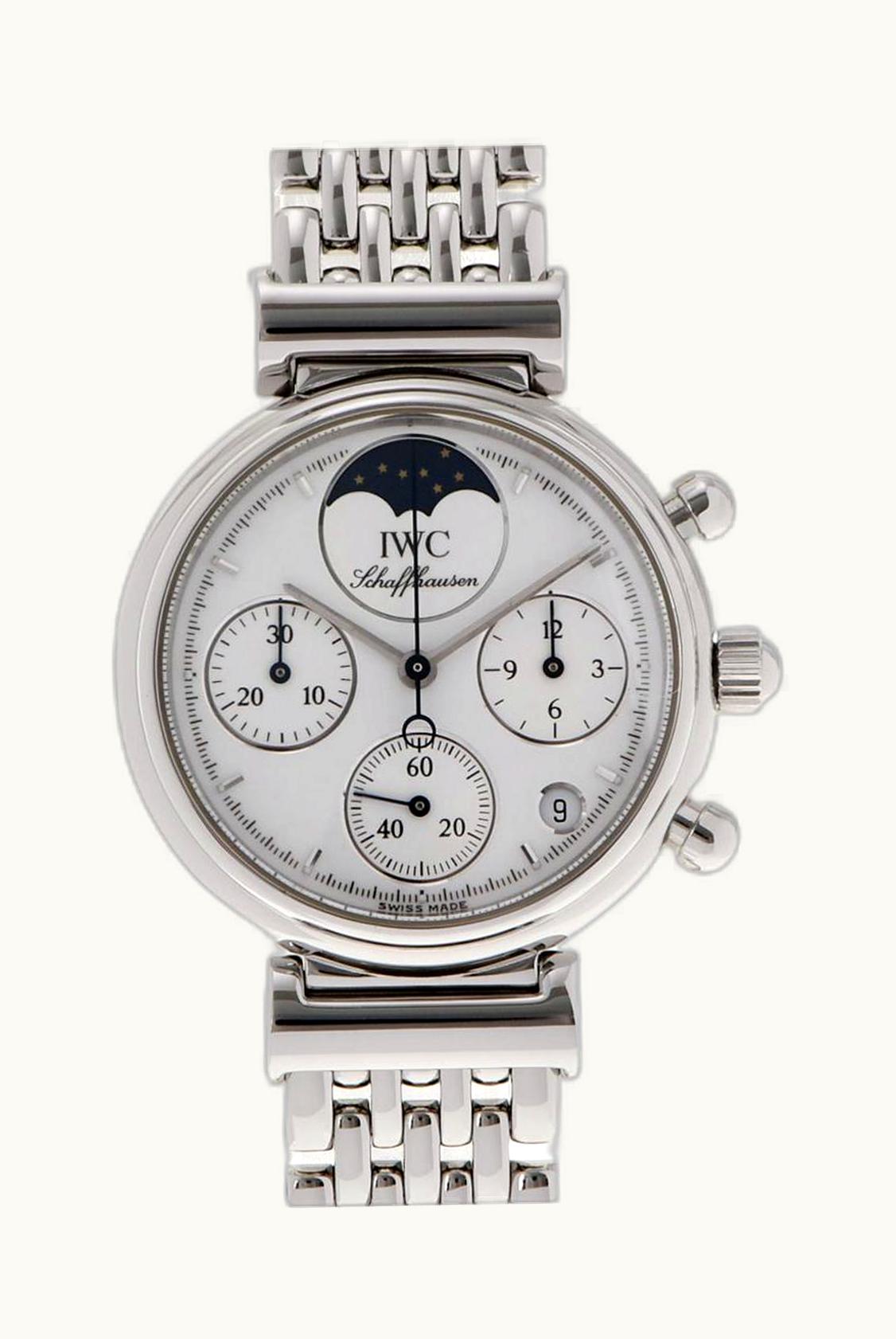 IWC Kleine Da Vinci Stainless Steel / White / Black Croco