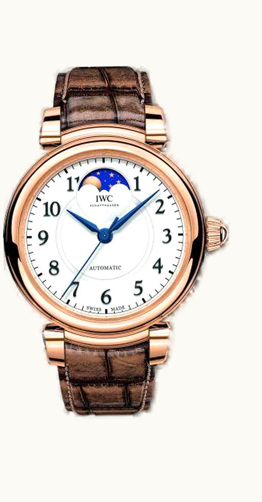 IWC Da Vinci 36 Moonphase Red Gold / Silver