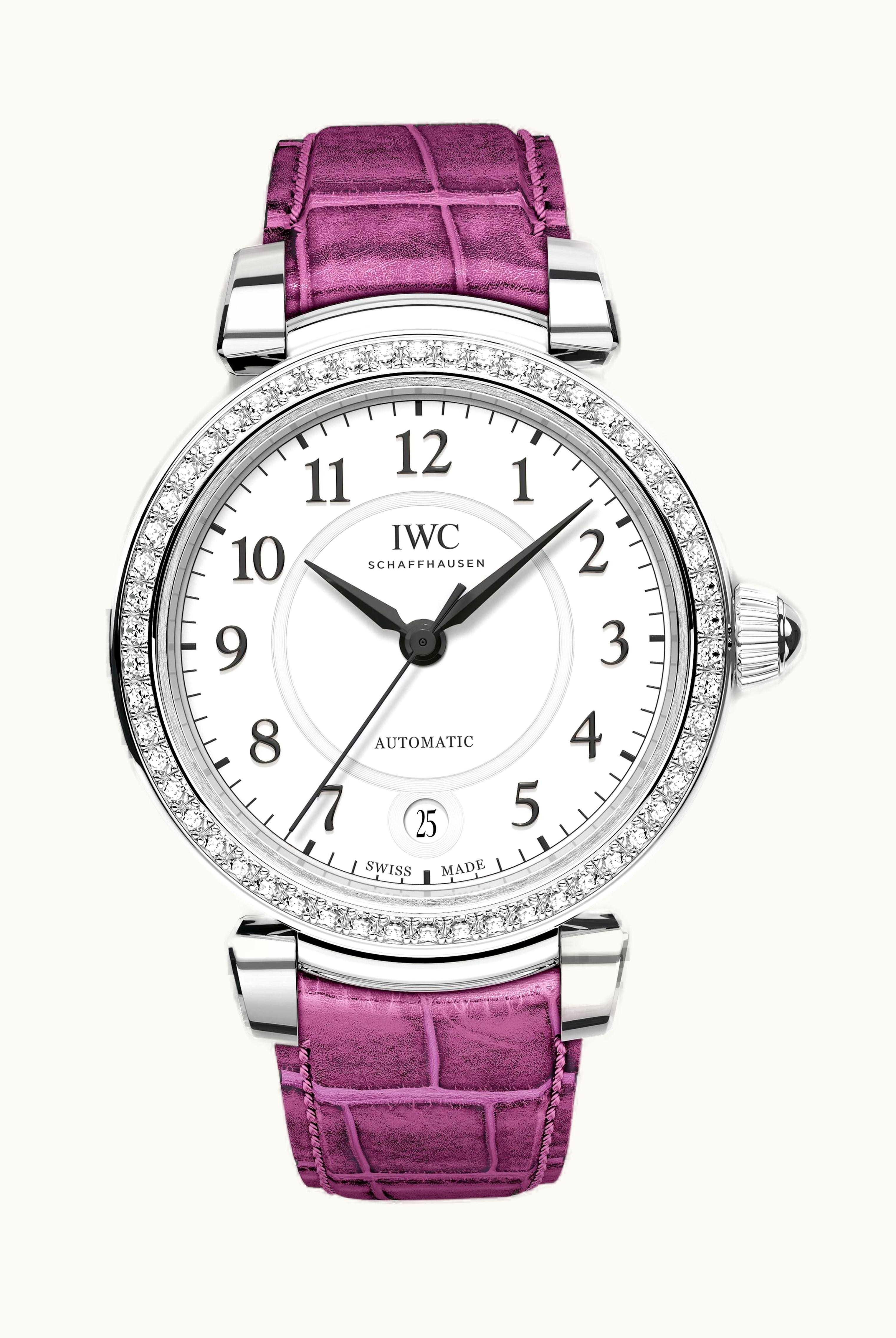 IWC Da Vinci 36 Automatic Stainless Steel / Diamond / Silver
