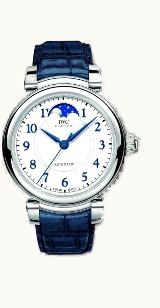 IWC Da Vinci 36 Moonphase Stainless Steel / Silver
