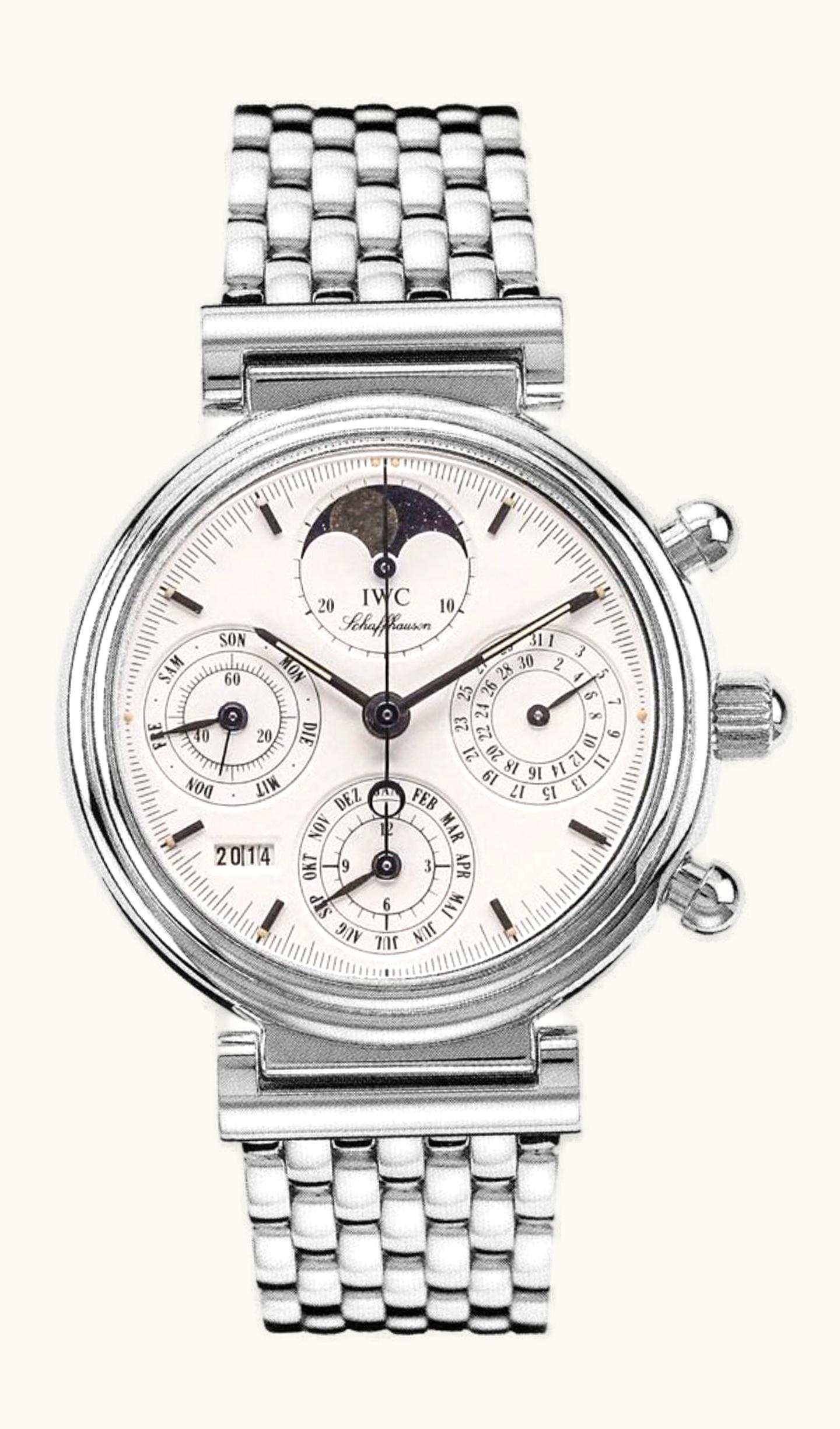 IWC Da Vinci Perpetual White Gold / White / Italian / Bracelet
