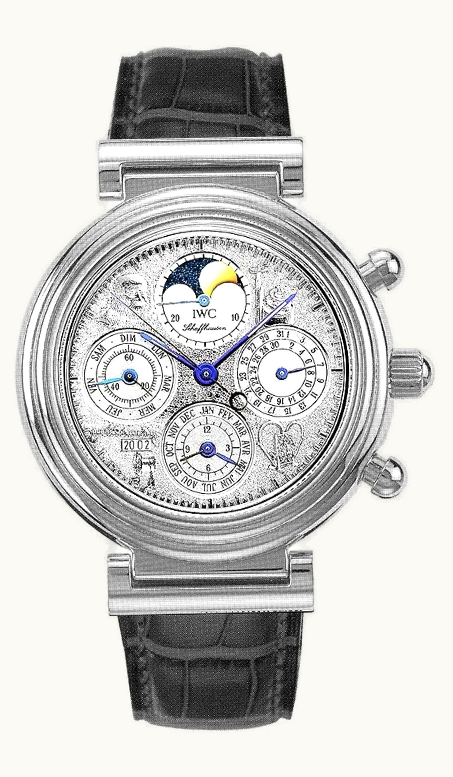 IWC Da Vinci Tourbillon Leonardo White Gold / English