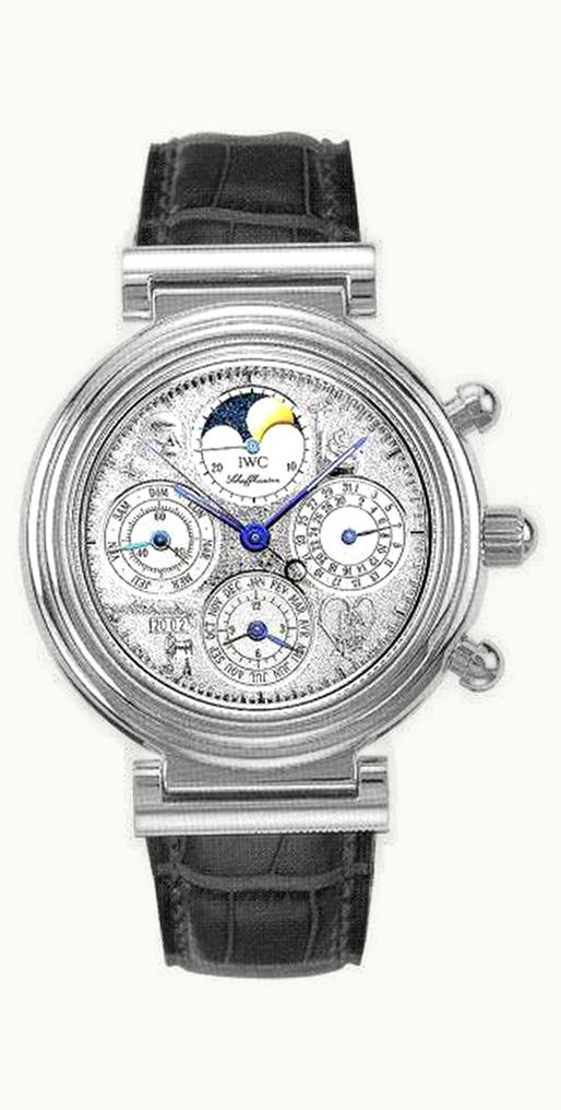 IWC Da Vinci Tourbillon Leonardo White Gold / French