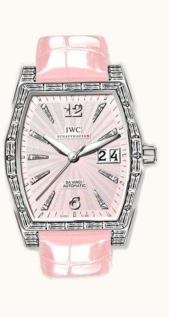IWC Da Vinci Automatic Midsize White Gold / Baguette / Silver