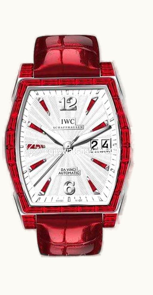 IWC Da Vinci Automatic Midsize White Gold / Ruby / Silver