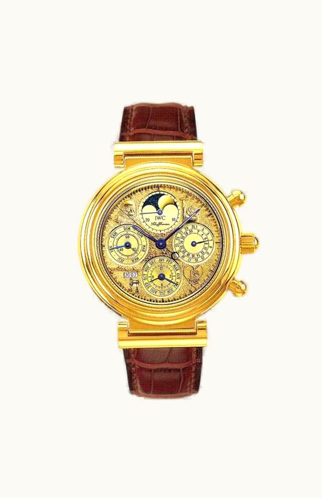IWC Da Vinci Tourbillon Yellow Gold / Italian