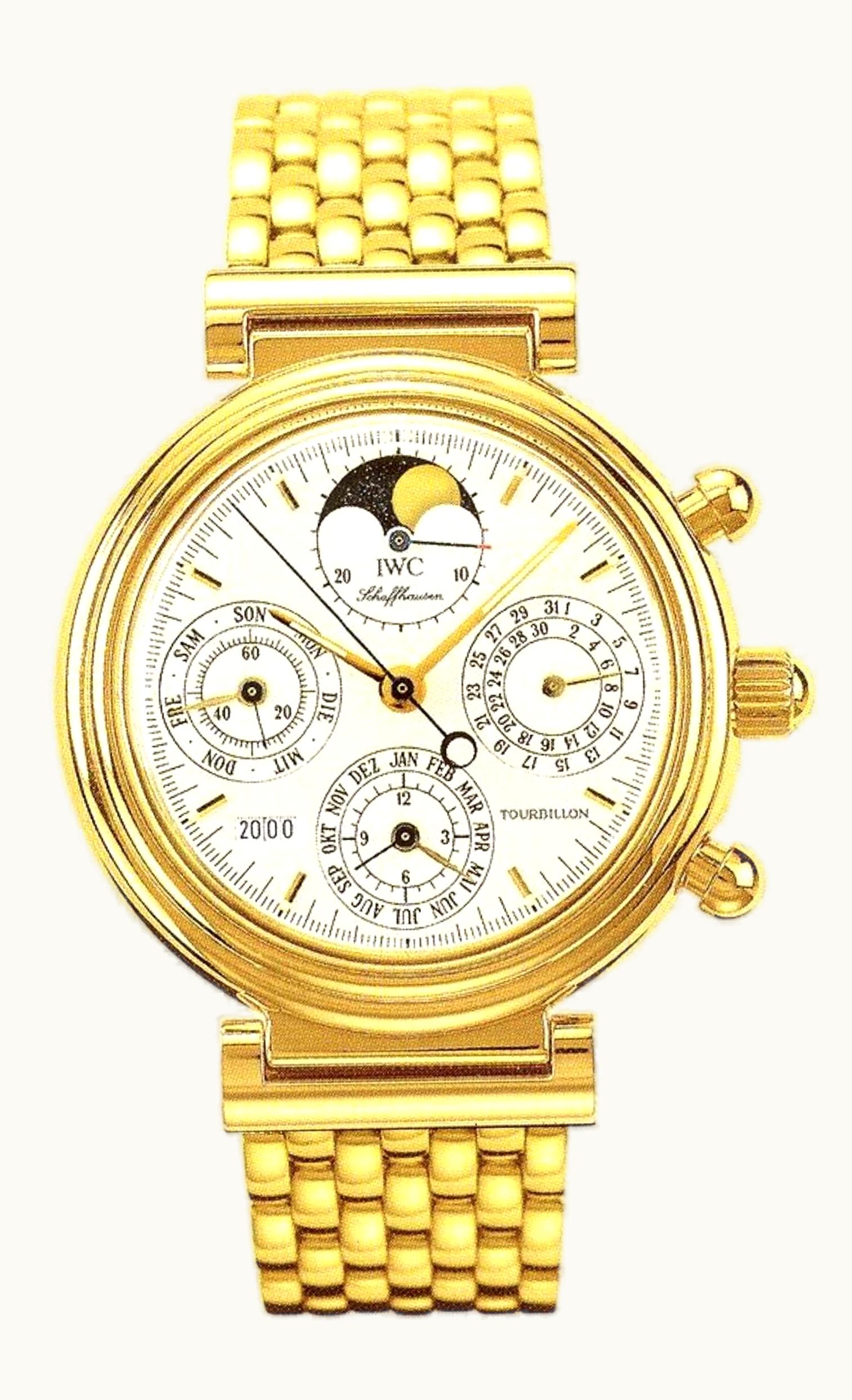 IWC Da Vinci Tourbillon Yellow Gold / German / Bracelet