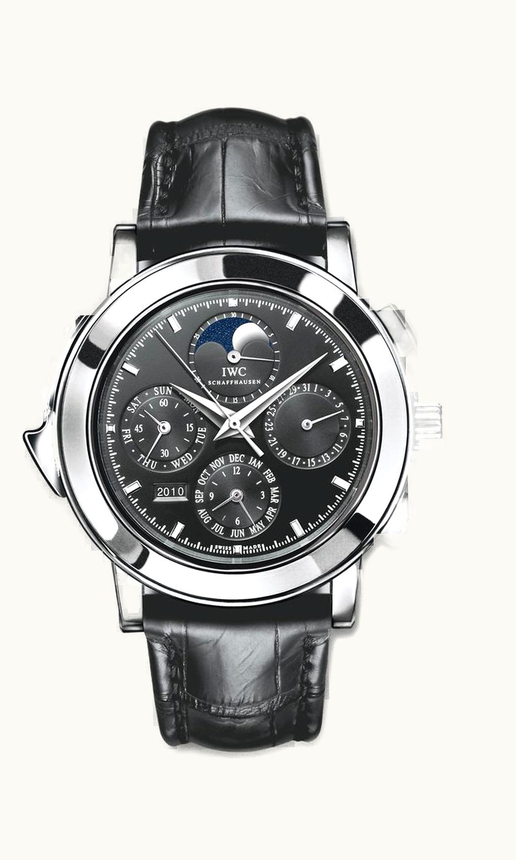 IWC Grande Complication 3770 Platinum / Black / English