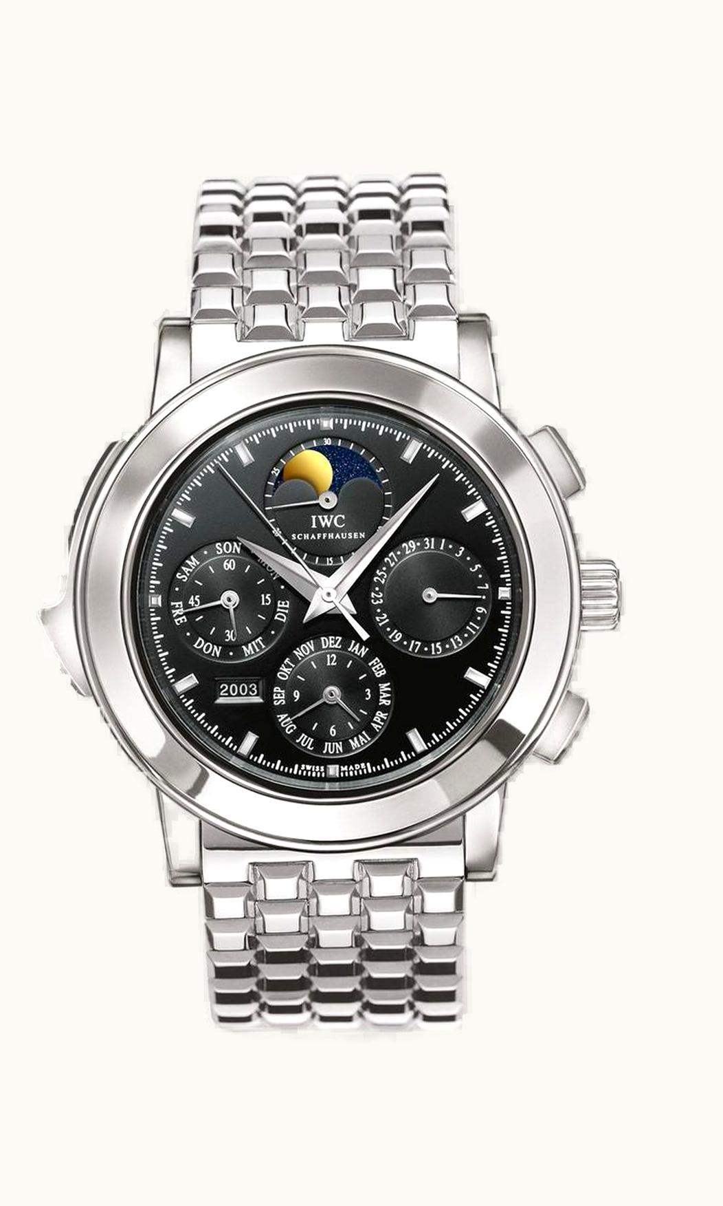 IWC Grande Complication 3770 Platinum / Black / German / Bracelet