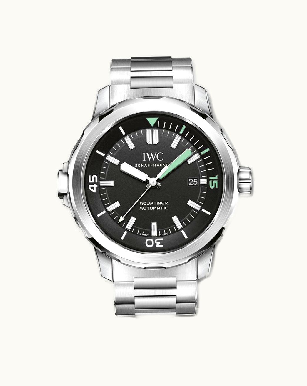 IWC Aquatimer Automatic Stainless Steel / Black / Bracelet